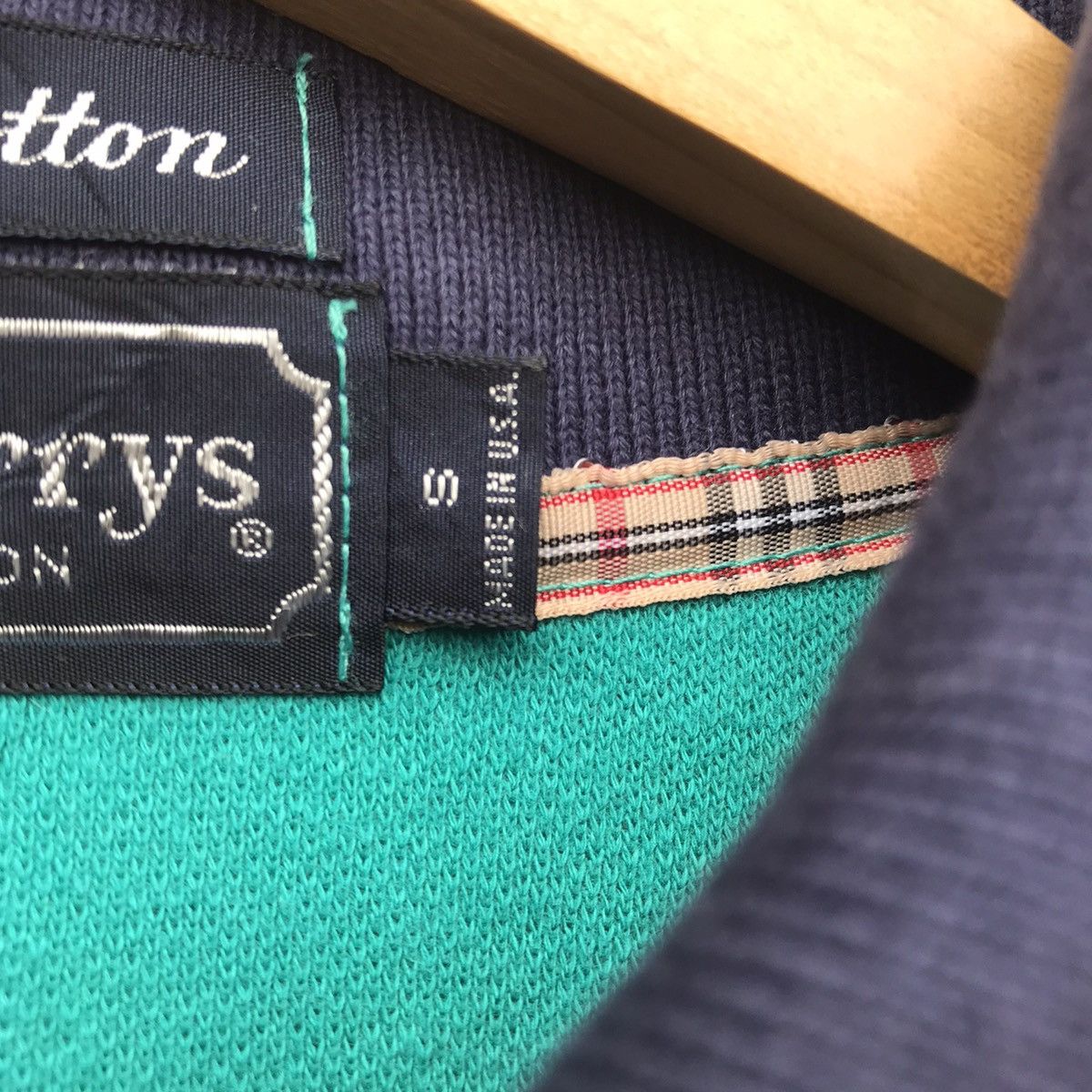 Burberry Vintage Burberrys Archive logo embroidered Size US S / EU 44-46 / 1 - 5 Thumbnail