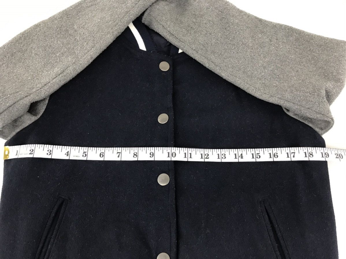 Japanese Brand Ozoc Varsity Jacket Wool Quilted Inner Snap Button Style Size S / US 4 / IT 40 - 9 Thumbnail