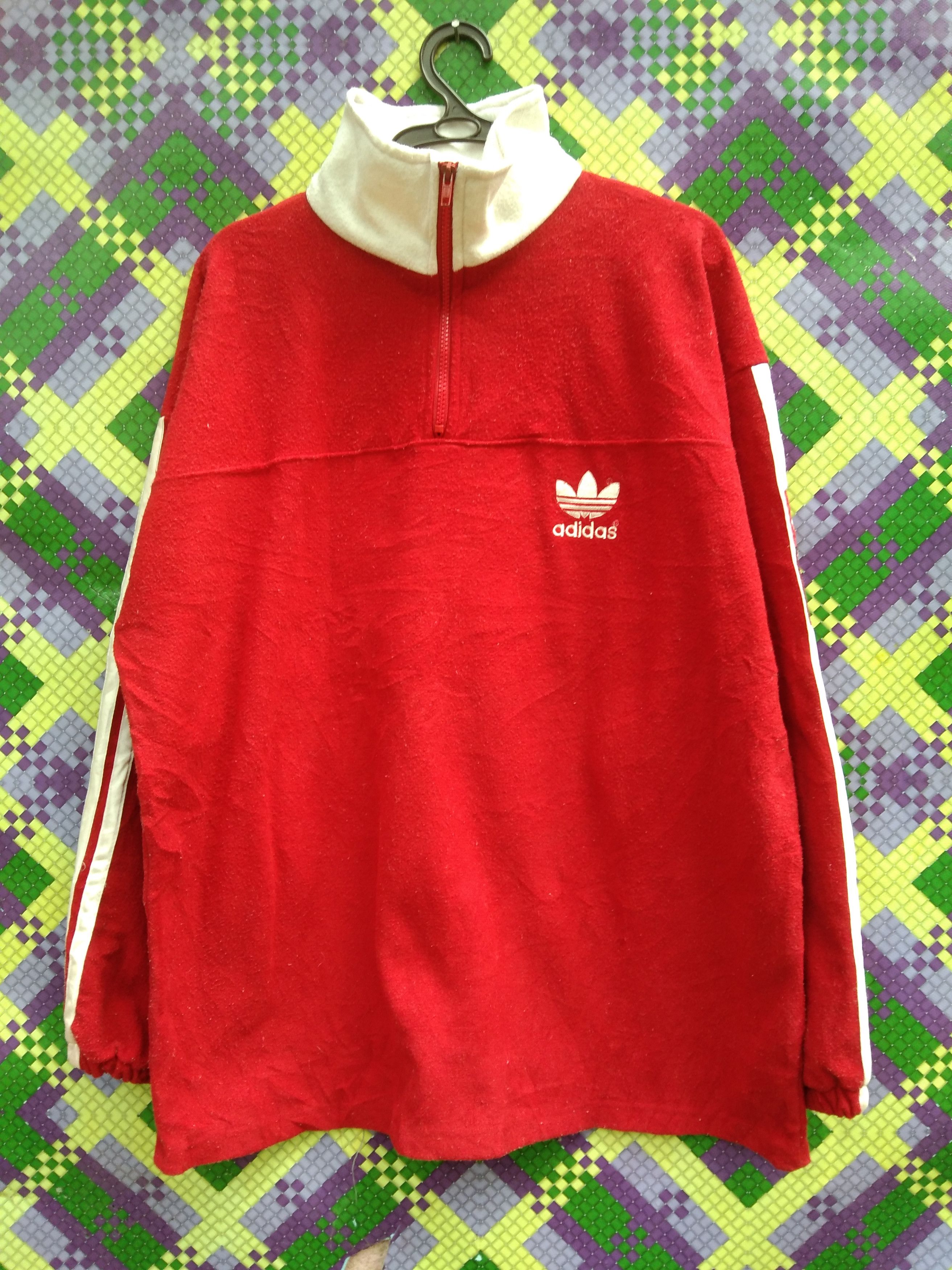 Adidas × Vintage VINTAGE ADIDAS TREFOIL EMBROIDERY LOGO BACKHITS Size US XL / EU 56 / 4 - 4 Thumbnail