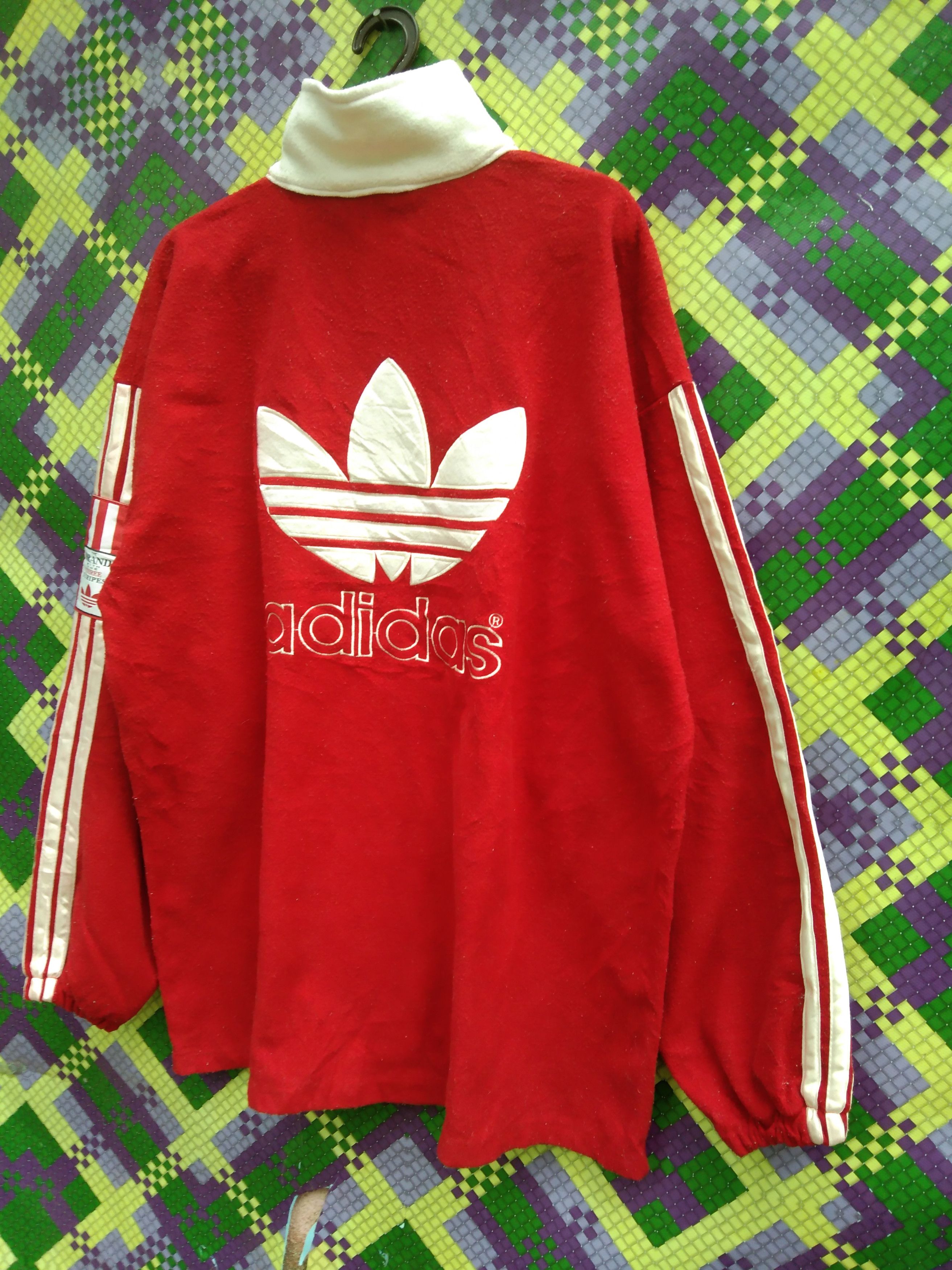 Adidas × Vintage VINTAGE ADIDAS TREFOIL EMBROIDERY LOGO BACKHITS Size US XL / EU 56 / 4 - 2 Thumbnail