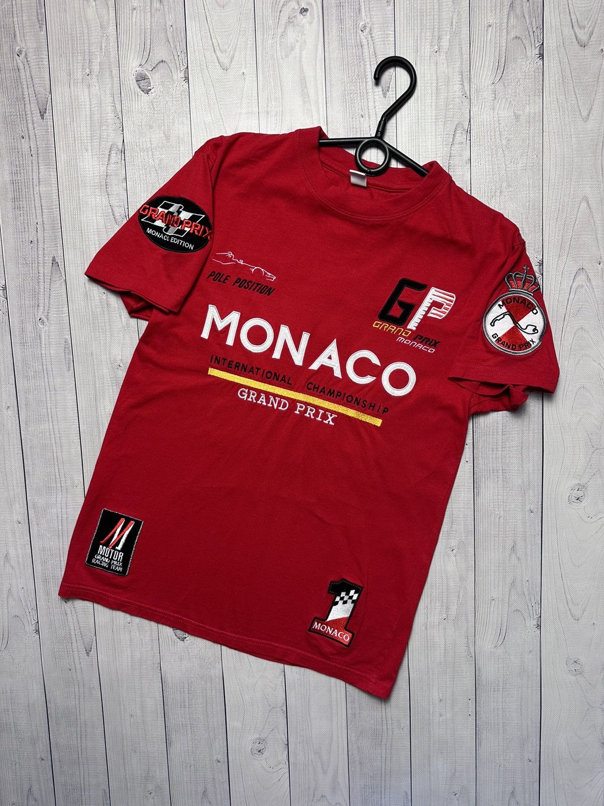 Vintage Monaco racing tee Grand Prix Formula One uno size Xs
