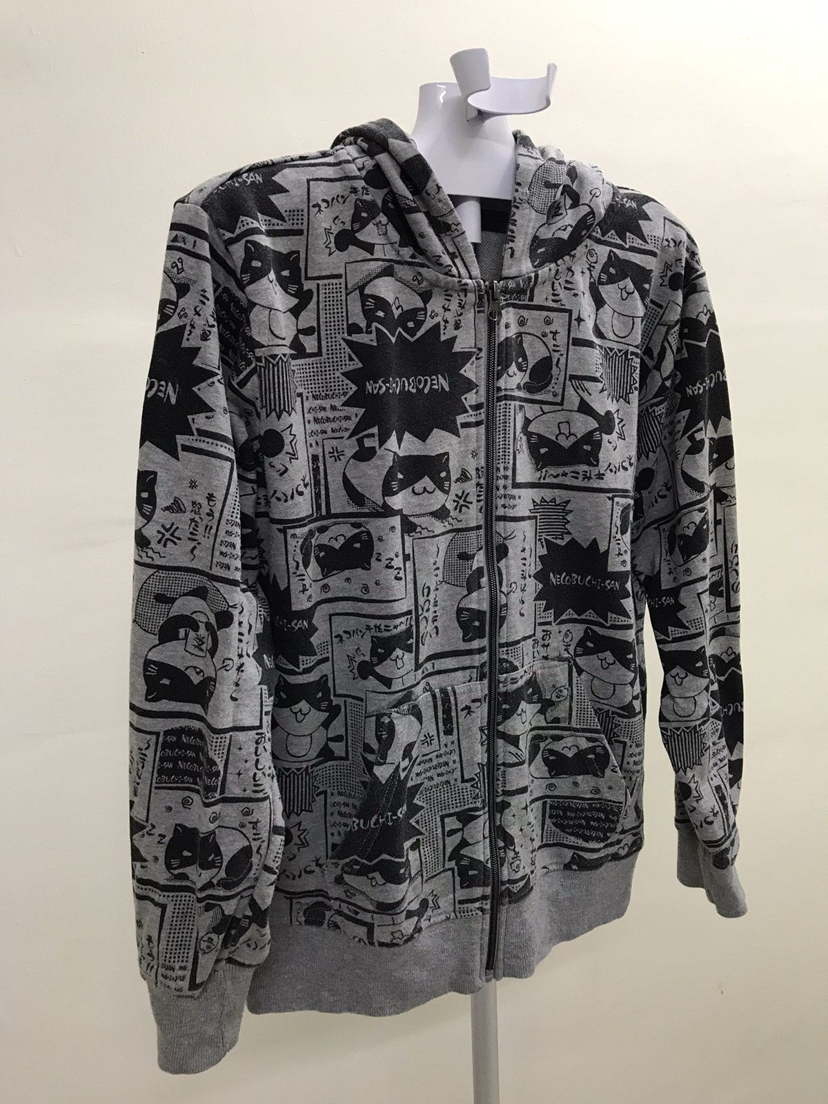 Anime × Cartoon Network × Vintage Vintage Anime Hoodie Full Print Necobuchi San Anime Size US M / EU 48-50 / 2 - 3 Thumbnail