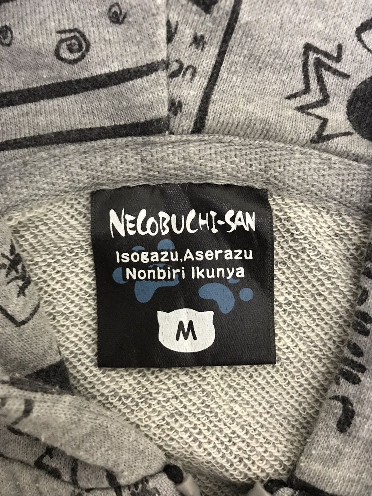 Anime × Cartoon Network × Vintage Vintage Anime Hoodie Full Print Necobuchi San Anime Size US M / EU 48-50 / 2 - 5 Thumbnail