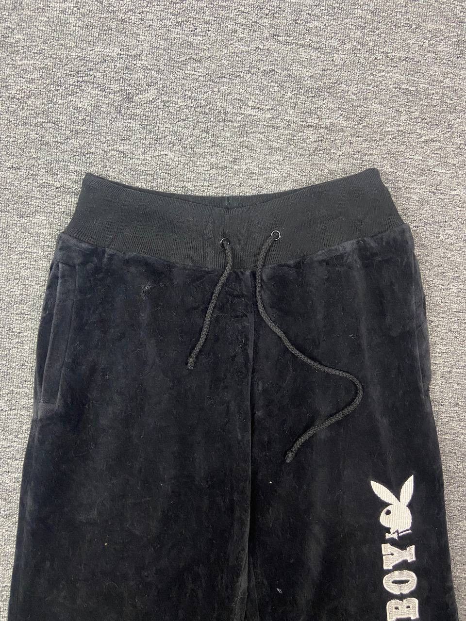 Playboy × Vintage Vintage Playboy Sweatpant Velvet Spellout Size US 28 / EU 44 - 4 Thumbnail