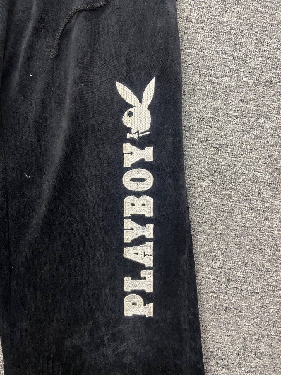 Playboy × Vintage Vintage Playboy Sweatpant Velvet Spellout Size US 28 / EU 44 - 3 Thumbnail