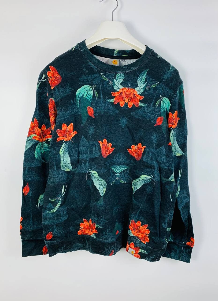 Carhartt Carhartt sweatshirt flowers multi M Size US M / EU 48-50 / 2 - 1 Thumbnail