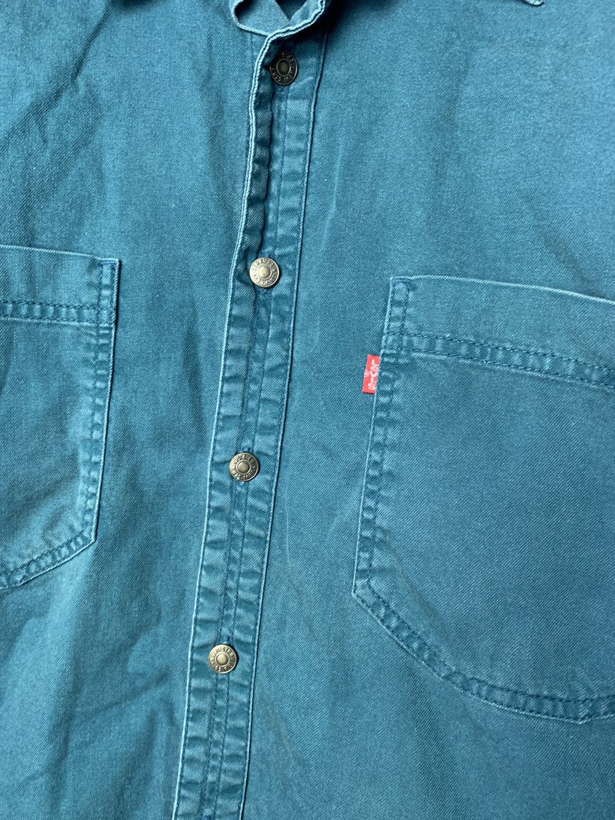 Levi's Vintage Levis Denim Shirt Size US M / EU 48-50 / 2 - 5 Thumbnail