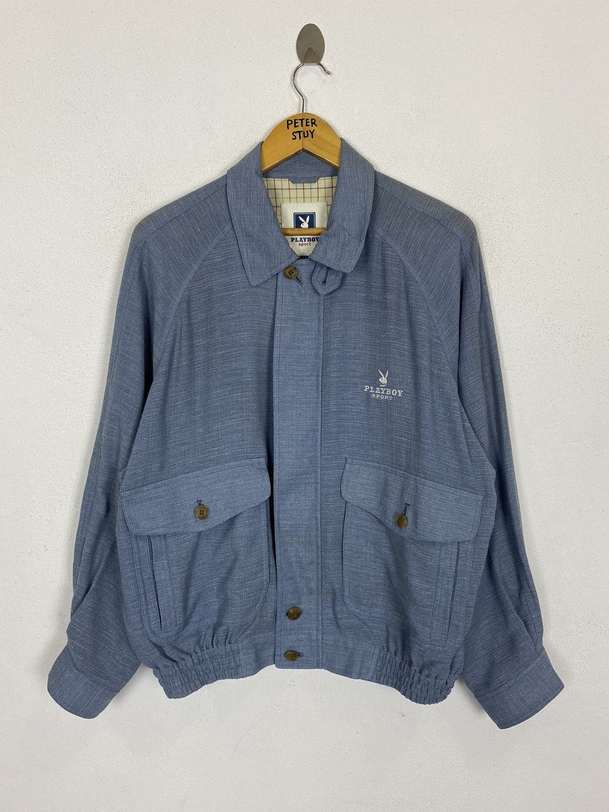 Playboy × Vintage VINTAGE 90’s PLAYBOY SPORT BOMBER STYLE JACKET Size US M / EU 48-50 / 2 - 1 Thumbnail