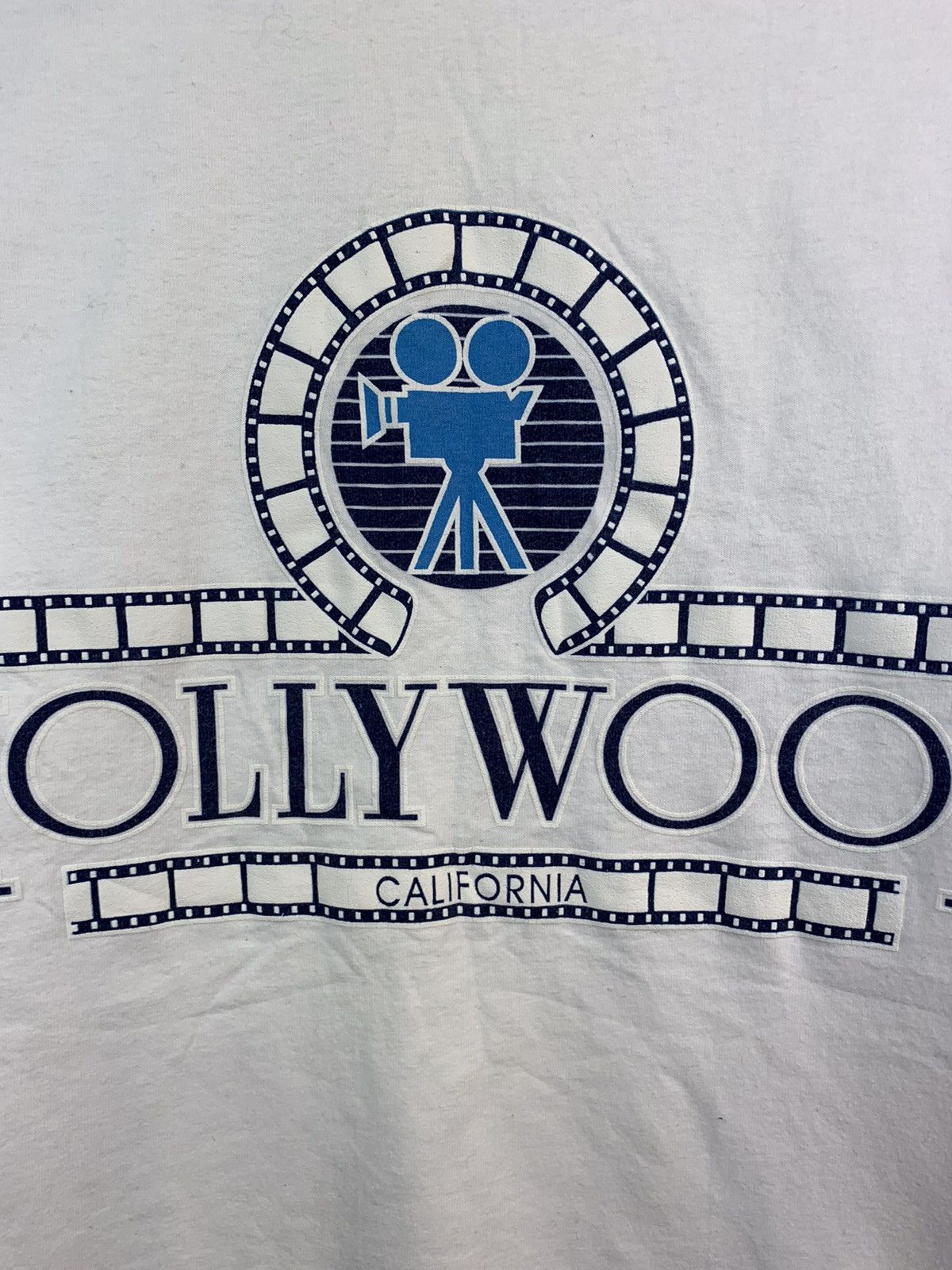 Hanes × Vintage Vintage Hollywood California T Shirt Size US L / EU 52-54 / 3 - 3 Thumbnail