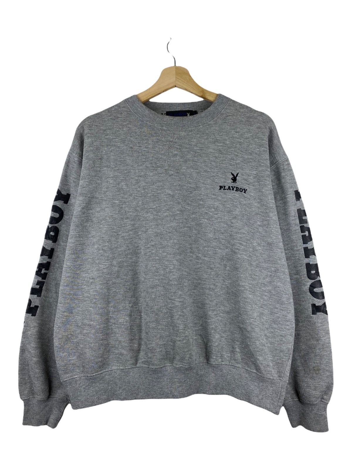 Playboy × Vintage VINTAGE PLAY BOY BIG LOGO SWEATSHIRT Size US L / EU 52-54 / 3 - 2 Thumbnail