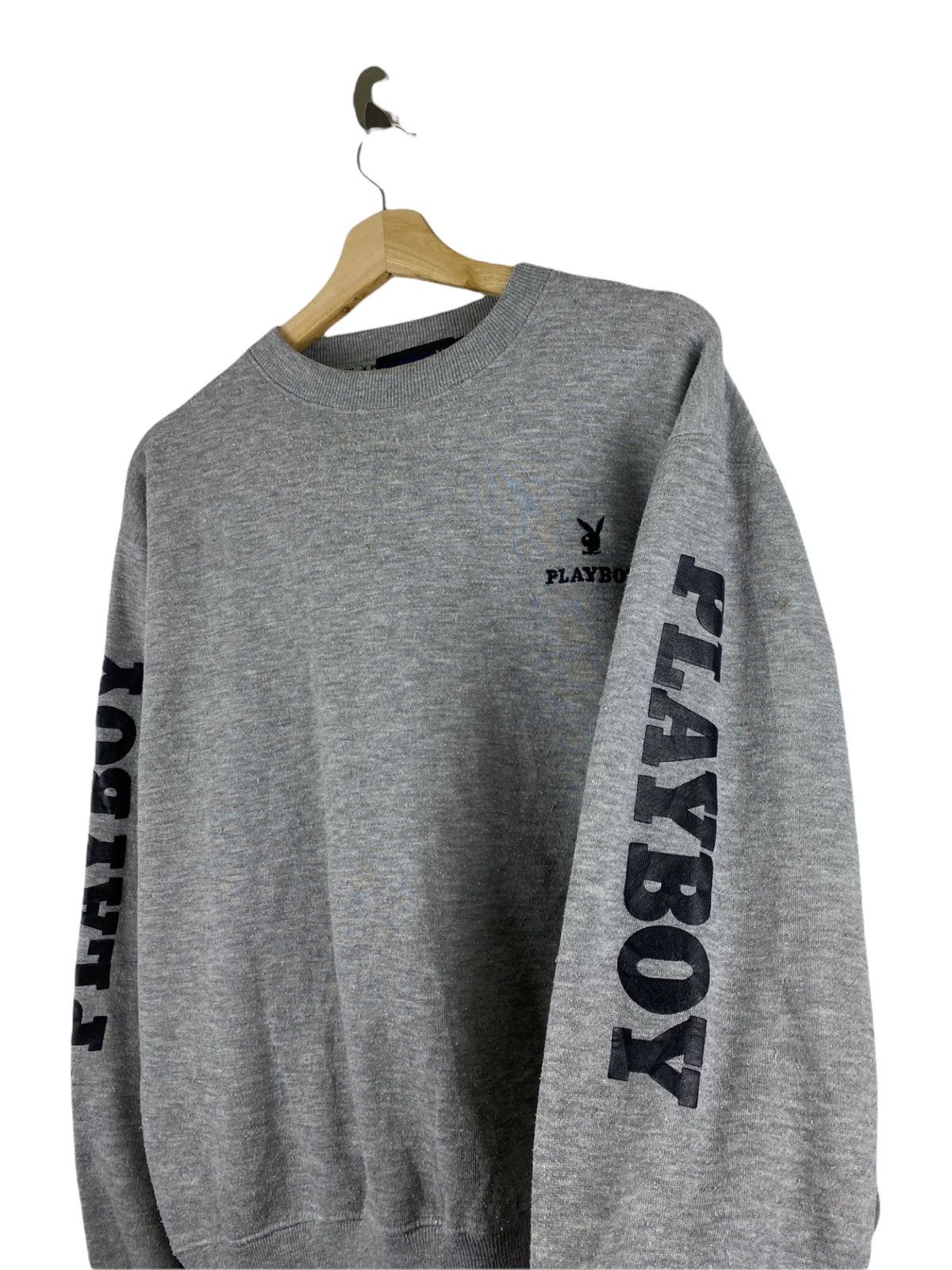 Playboy × Vintage VINTAGE PLAY BOY BIG LOGO SWEATSHIRT Size US L / EU 52-54 / 3 - 4 Thumbnail