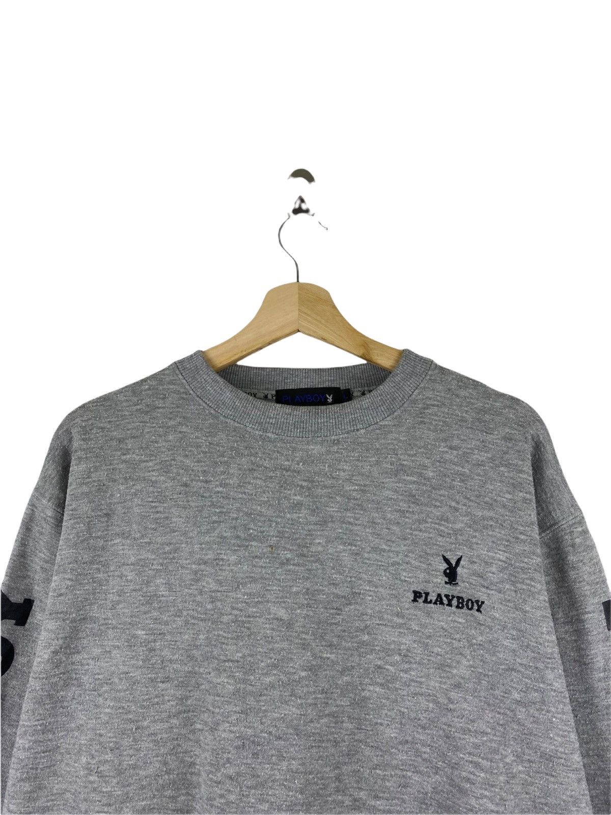 Playboy × Vintage VINTAGE PLAY BOY BIG LOGO SWEATSHIRT Size US L / EU 52-54 / 3 - 3 Thumbnail