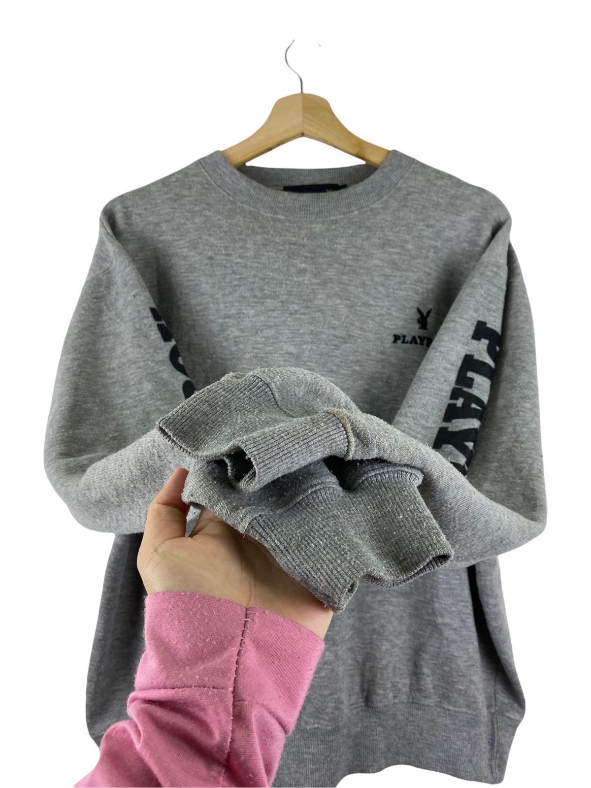 Playboy × Vintage VINTAGE PLAY BOY BIG LOGO SWEATSHIRT Size US L / EU 52-54 / 3 - 5 Thumbnail