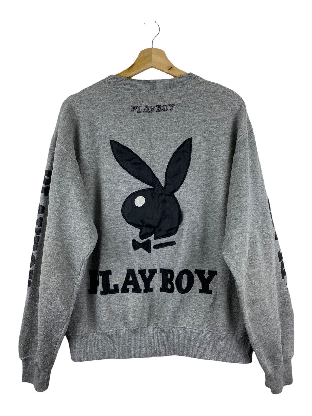 Playboy × Vintage VINTAGE PLAY BOY BIG LOGO SWEATSHIRT Size US L / EU 52-54 / 3 - 1 Thumbnail