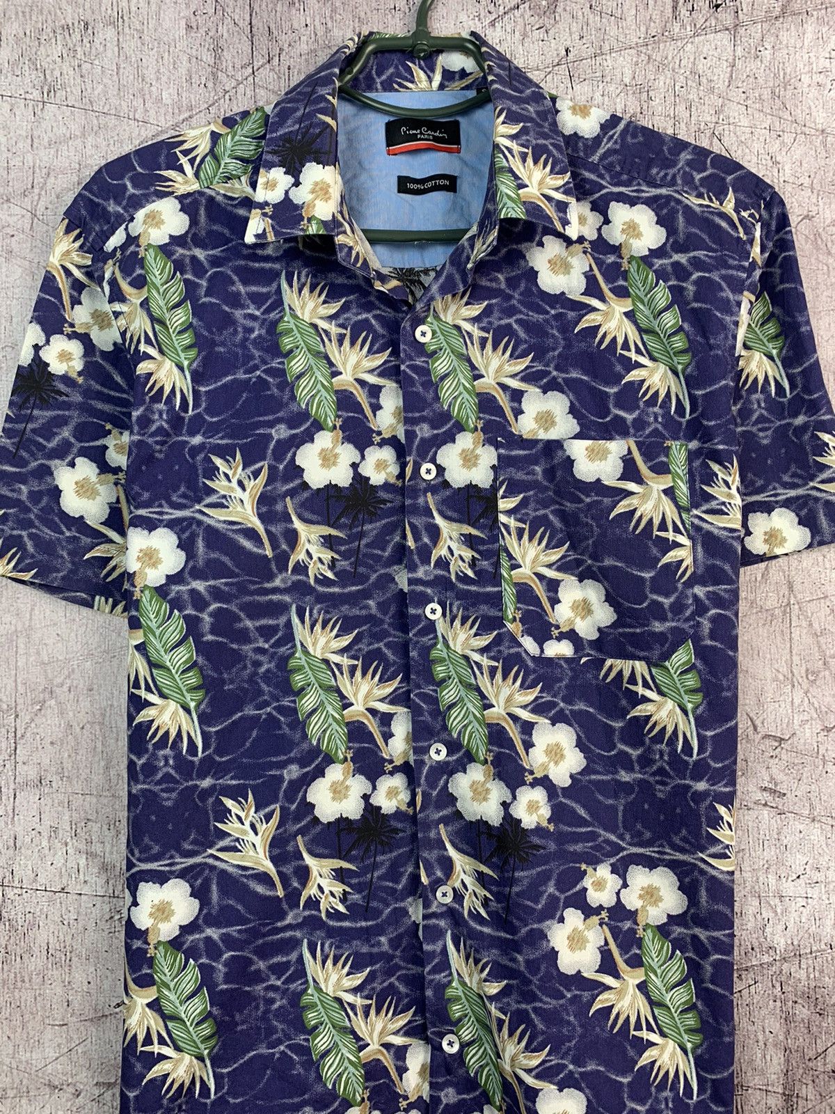 Pierre Cardin Pierre Cardin Vintage Hawaiian Aloha Shirt Size US XL / EU 56 / 4 - 2 Thumbnail