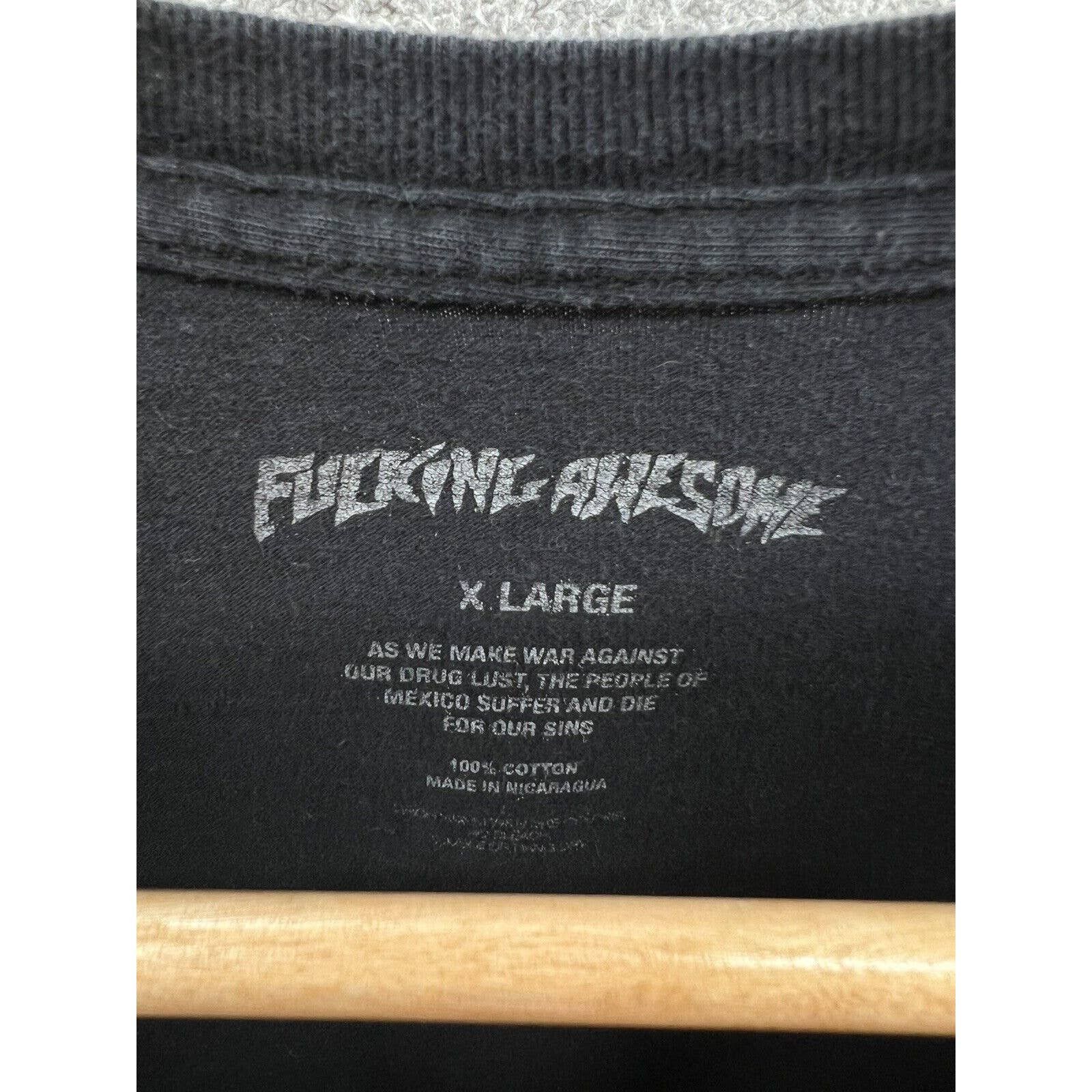 Fucking Awesome F*CKING AWESOME God Bless Black T-Shirt Men’s Size XL Size US XL / EU 56 / 4 - 3 Thumbnail