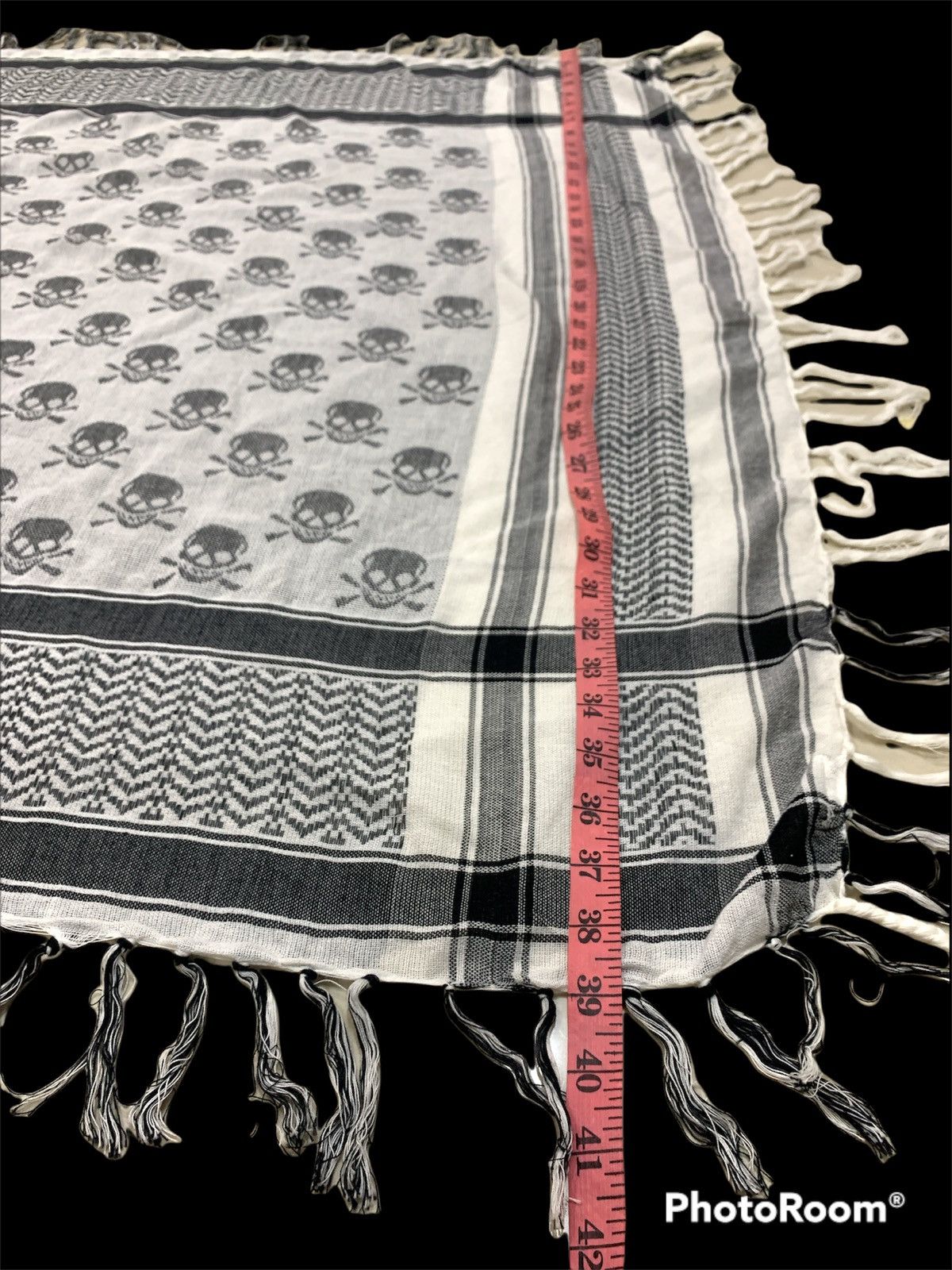 Other SKULLS MOTIVE FULL PRINT KEFFIYEH SHEMAGH ARABIC STYLE Size ONE SIZE - 2 Thumbnail