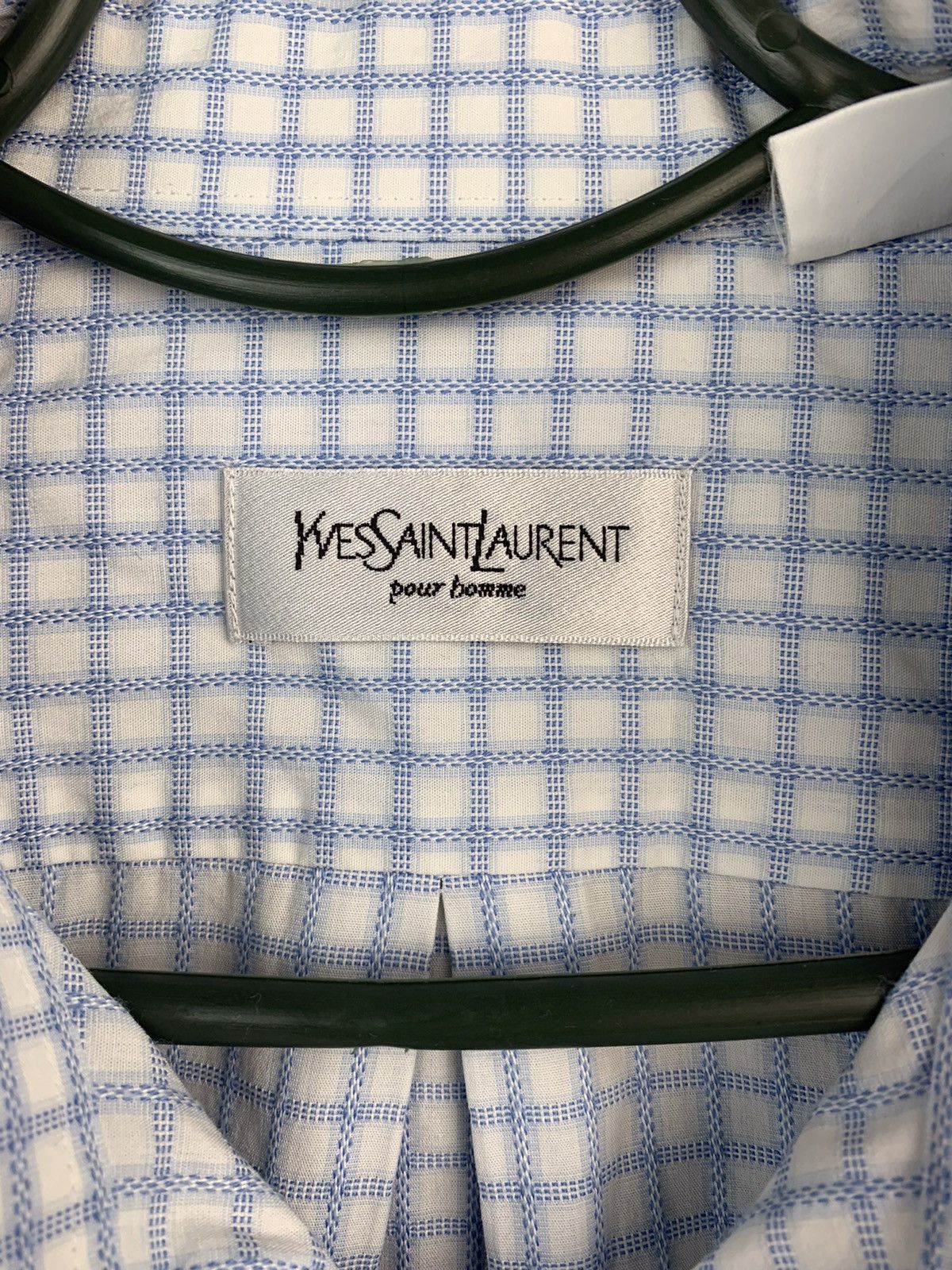 Yves Saint Laurent Yves Saint Laurent YSL Vintage Mens Short Sleeve Shirt Size US XL / EU 56 / 4 - 5 Thumbnail