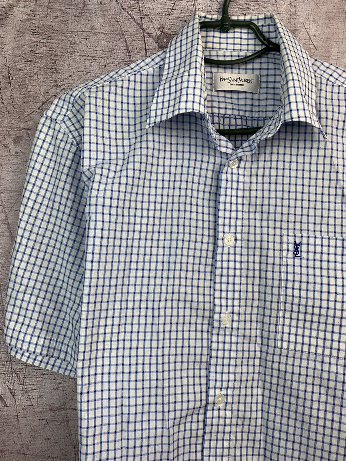 Yves Saint Laurent Vintage Yves Saint Lauren Mens Short Sleeve Shirt Size US M / EU 48-50 / 2 - 2 Thumbnail