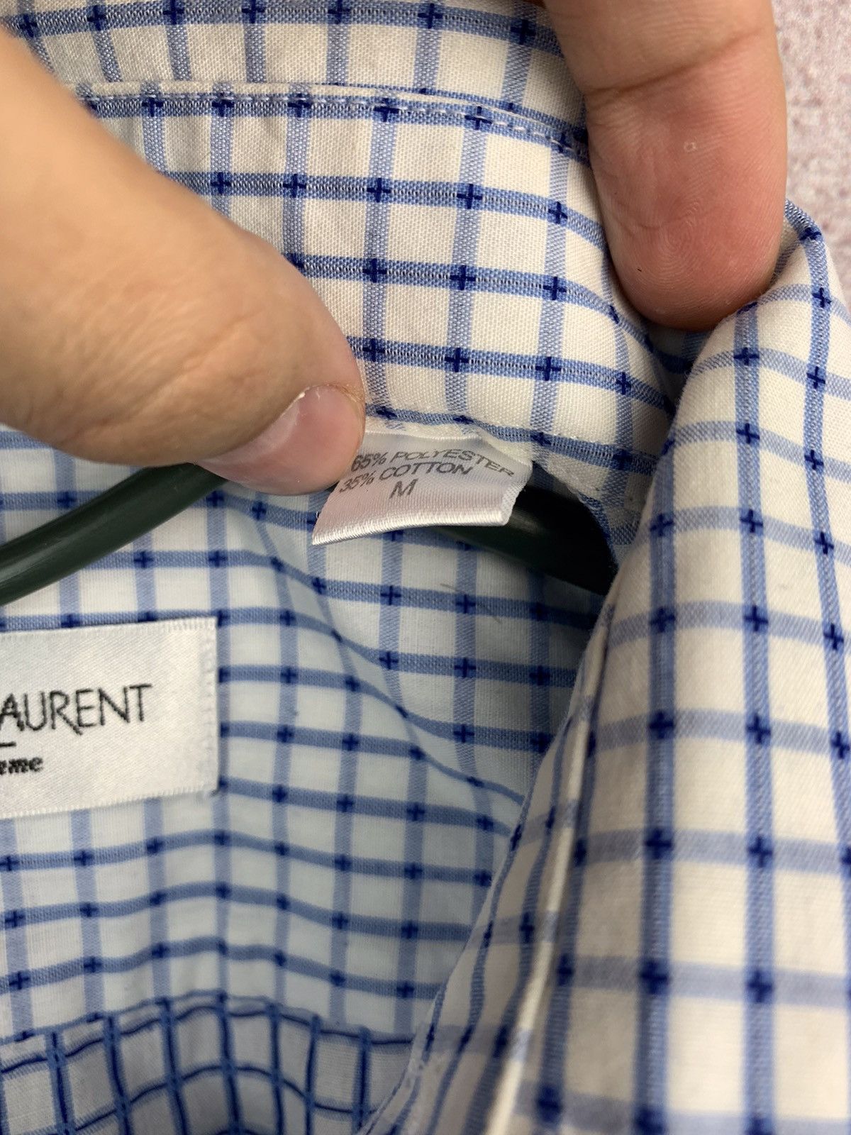 Yves Saint Laurent Vintage Yves Saint Lauren Mens Short Sleeve Shirt Size US M / EU 48-50 / 2 - 10 Thumbnail