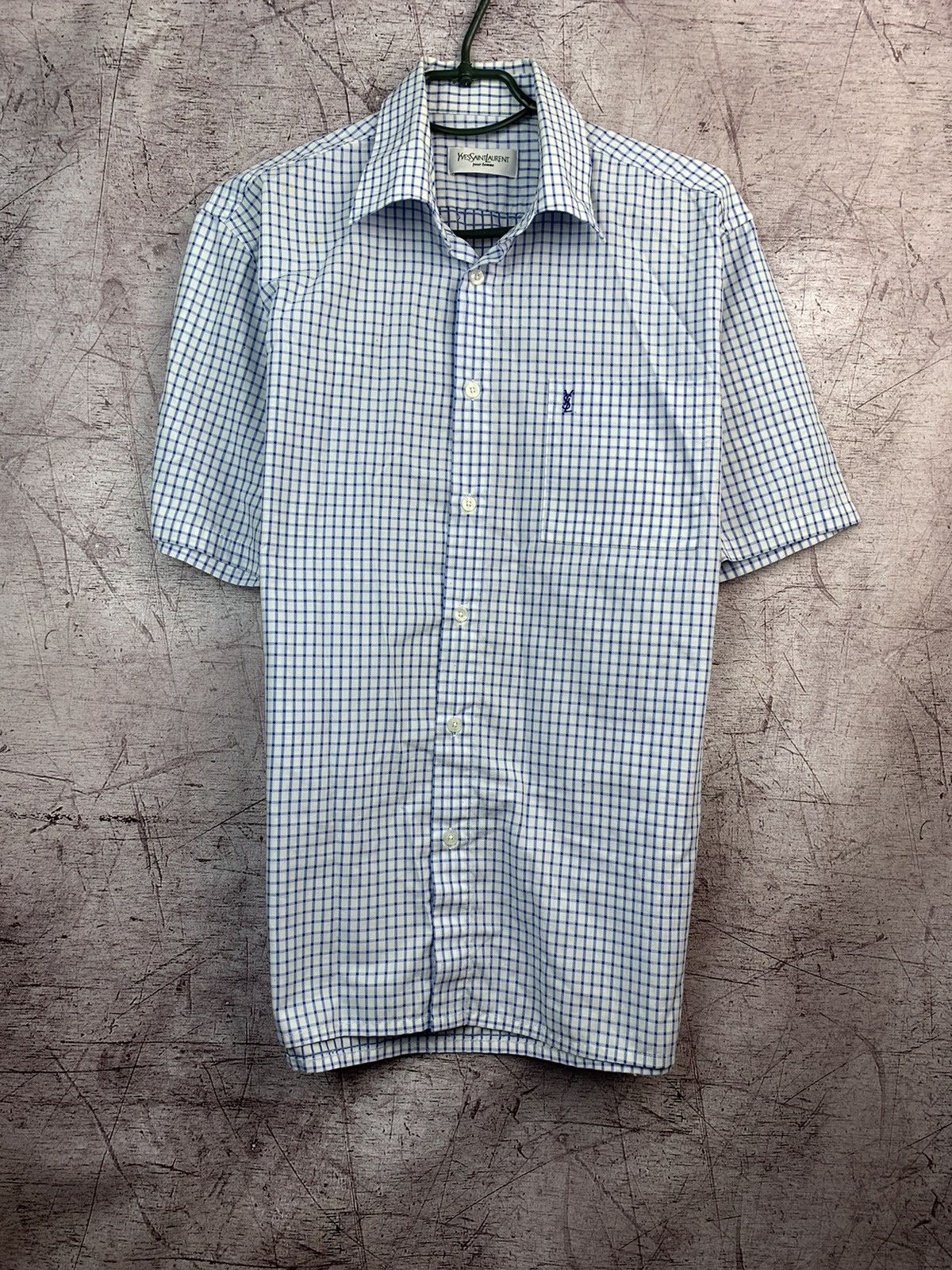 Yves Saint Laurent Vintage Yves Saint Lauren Mens Short Sleeve Shirt Size US M / EU 48-50 / 2 - 1 Thumbnail
