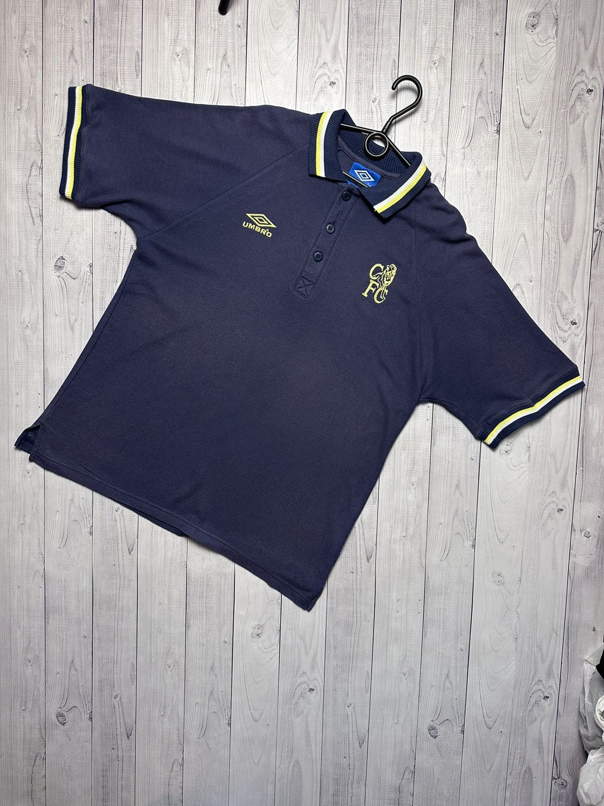 Umbro Vintage Chelsea soccer polo Umbro logo size XL Size US XL / EU 56 / 4 - 1 Thumbnail