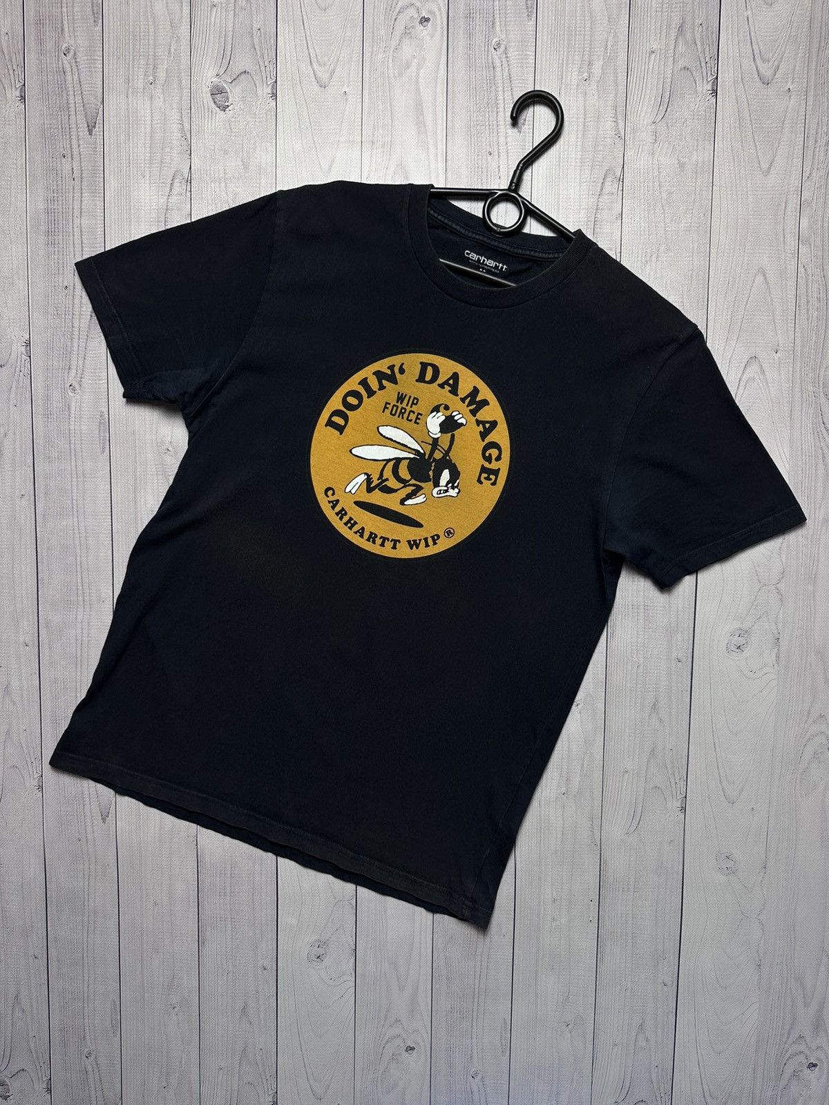Carhartt Wip × Vintage Vintage Carhartt Wip tee rare logo bee size M Size US M / EU 48-50 / 2 - 1 Thumbnail