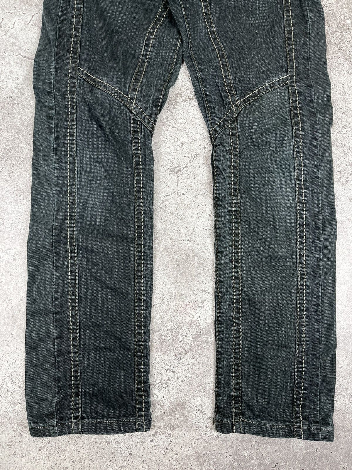 Vintage K&M Vintage Avante Garde Denim Pants Size US 34 / EU 50 - 4 Thumbnail