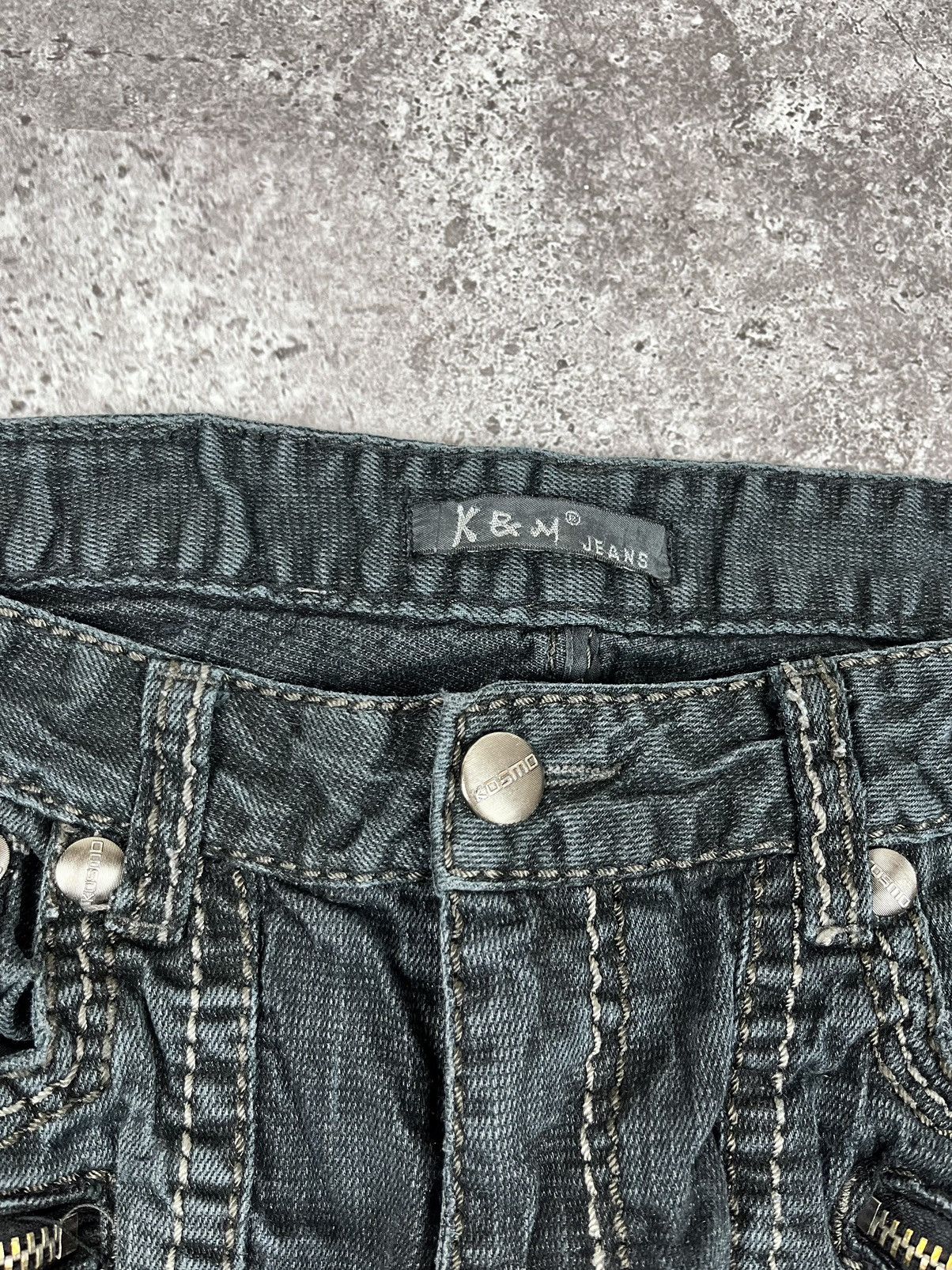 Vintage K&M Vintage Avante Garde Denim Pants Size US 34 / EU 50 - 8 Thumbnail