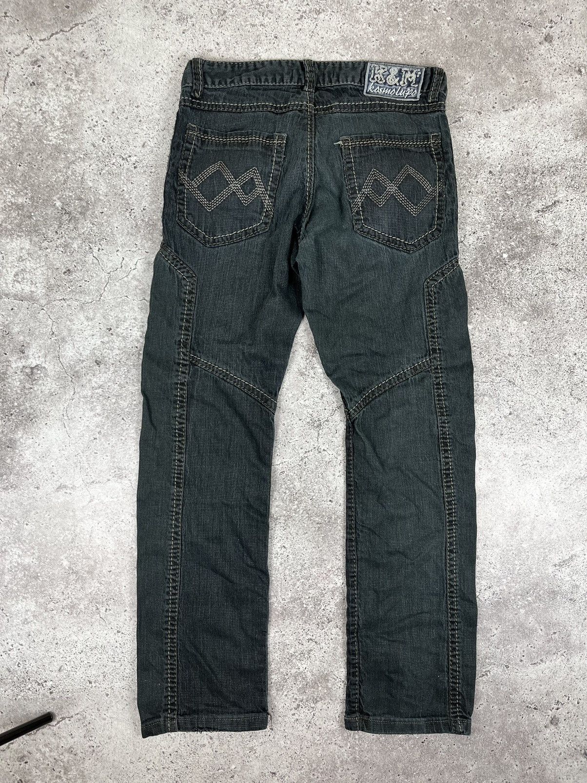 Vintage K&M Vintage Avante Garde Denim Pants Size US 34 / EU 50 - 2 Thumbnail