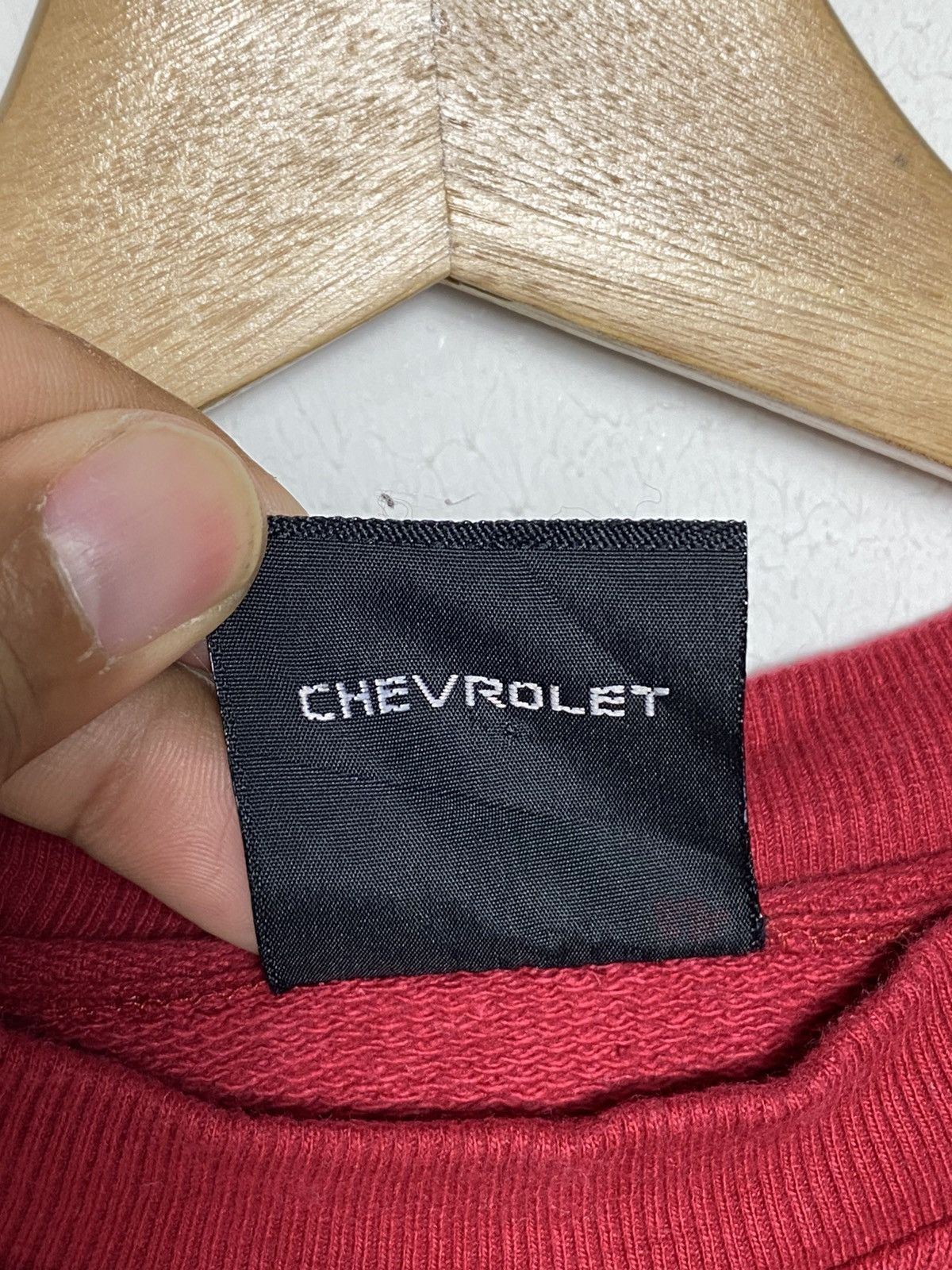 Vintage Vintage Chevrolet Chrome Cross Hearts Red Wings Crewneck Size US M / EU 48-50 / 2 - 5 Thumbnail