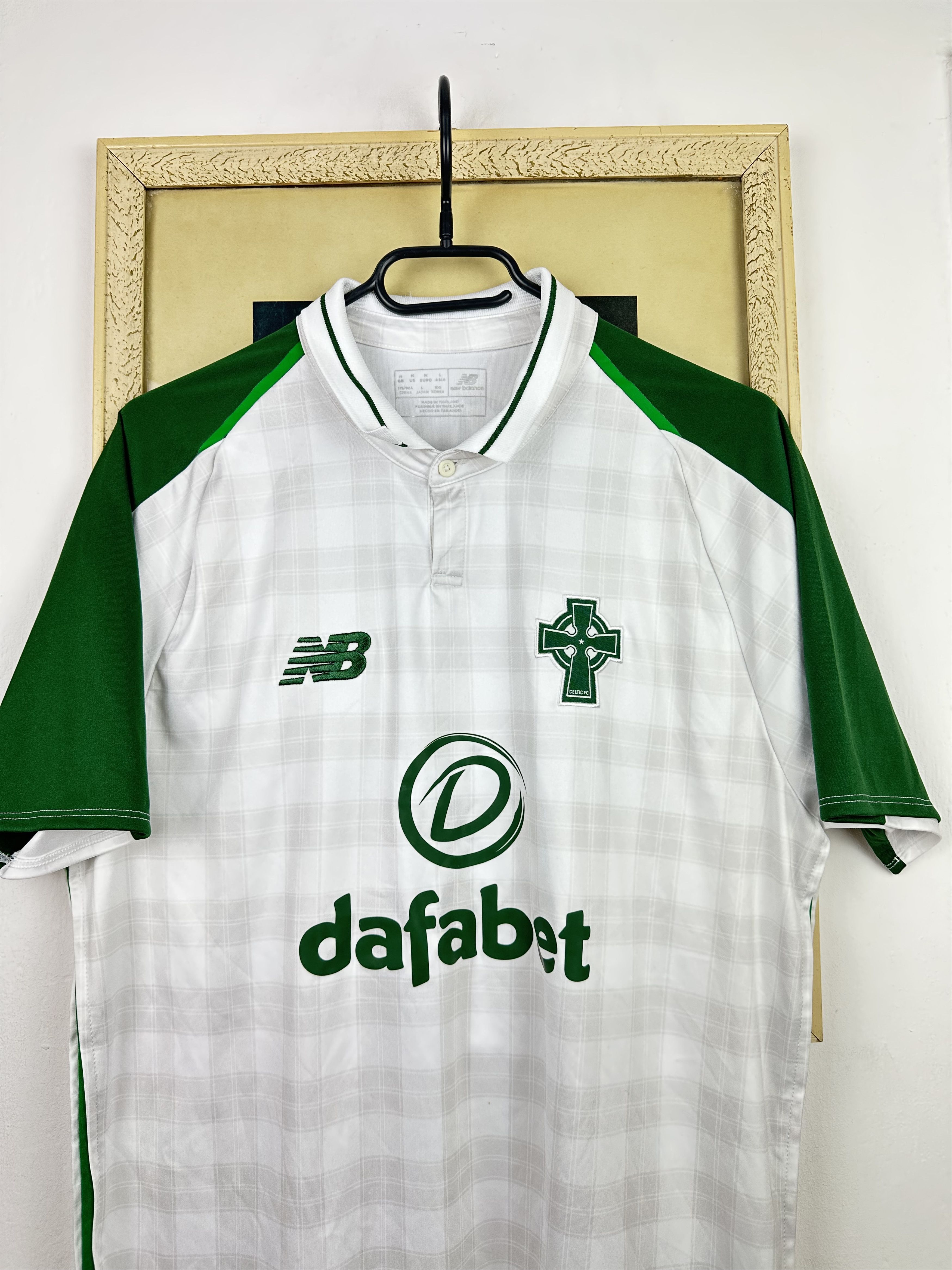 New Balance Celtic football shirt Soccer Jersey Rare Y2K Hype Tee Size US M / EU 48-50 / 2 - 2 Thumbnail