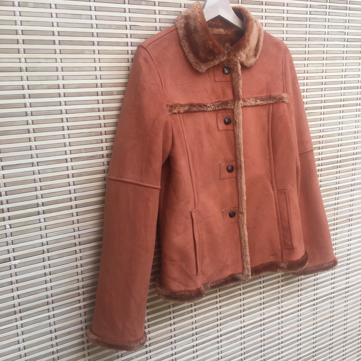 Japanese Brand Japanese Sherpa Suede Jacket Size S / US 4 / IT 40 - 4 Thumbnail