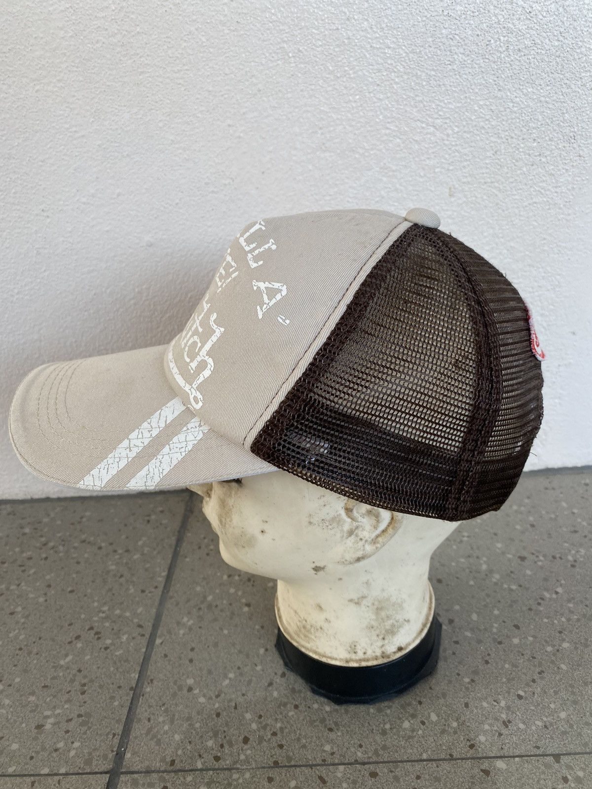 Von Dutch Vintage Von Dutch Trucker Hat Cap Brown Travis Scott style Size ONE SIZE - 6 Thumbnail
