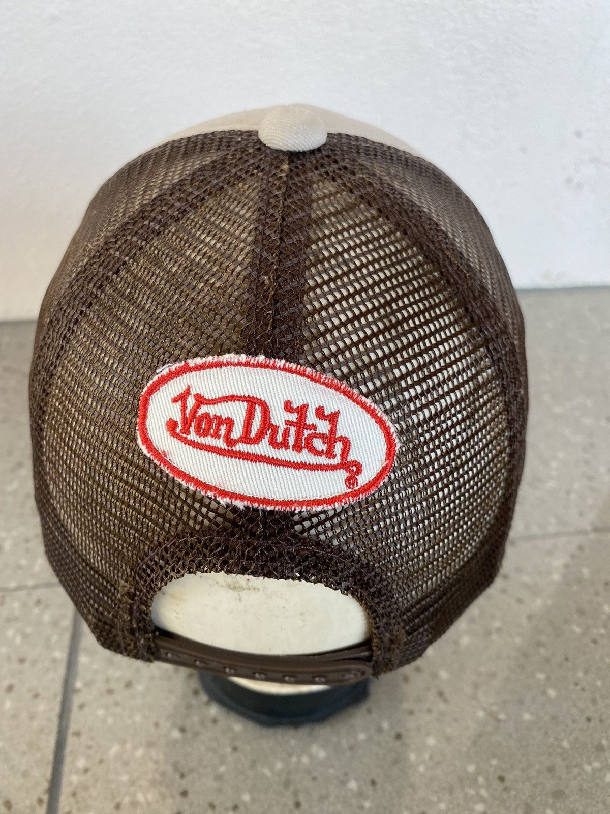 Von Dutch Vintage Von Dutch Trucker Hat Cap Brown Travis Scott style Size ONE SIZE - 3 Thumbnail