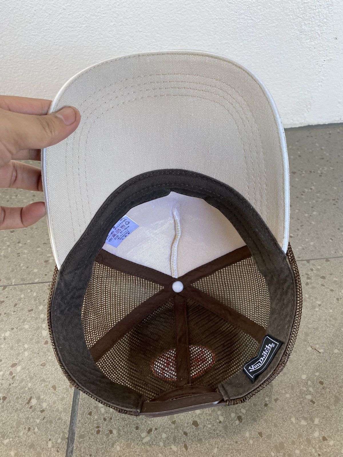 Von Dutch Vintage Von Dutch Trucker Hat Cap Brown Travis Scott style Size ONE SIZE - 4 Thumbnail