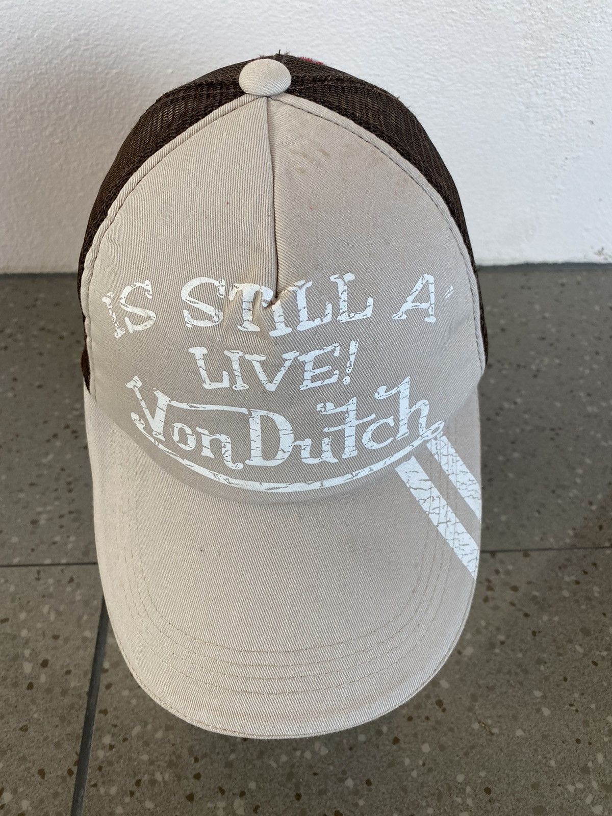 Von Dutch Vintage Von Dutch Trucker Hat Cap Brown Travis Scott style Size ONE SIZE - 2 Thumbnail