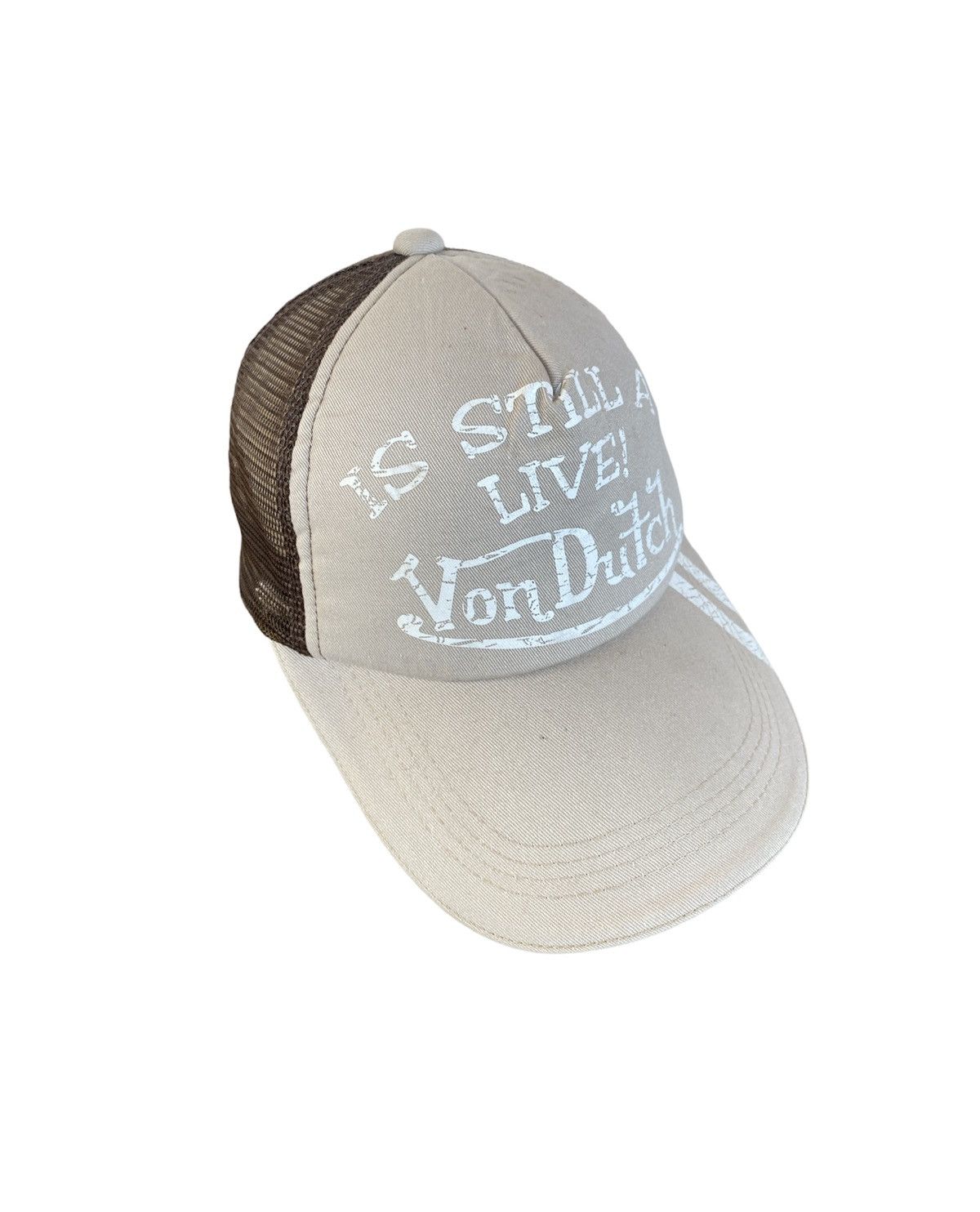 Von Dutch Vintage Von Dutch Trucker Hat Cap Brown Travis Scott style Size ONE SIZE - 1 Thumbnail