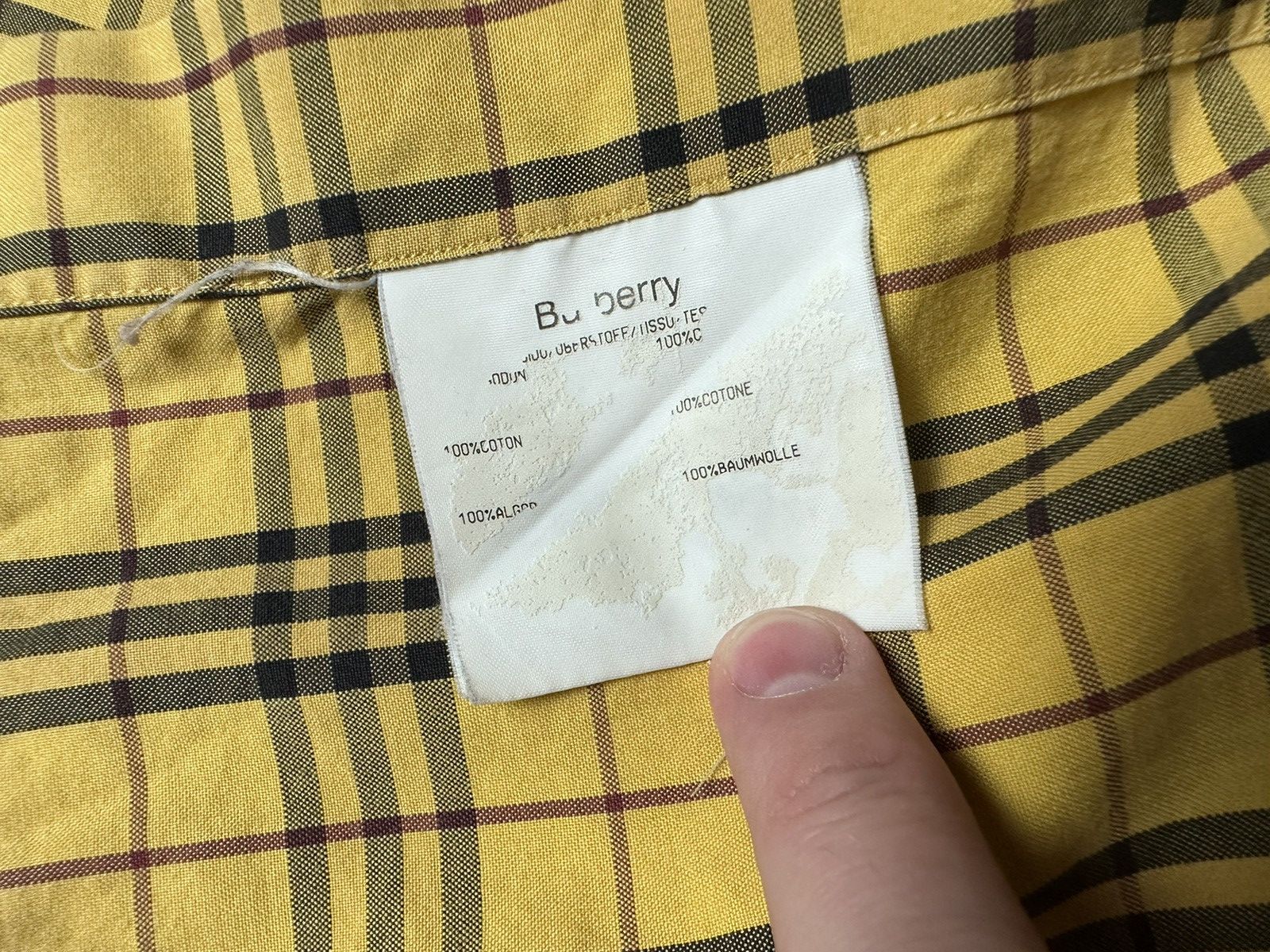 Burberry × Vintage Vintage Burberry plaid shirt size M rare Size US M / EU 48-50 / 2 - 6 Thumbnail