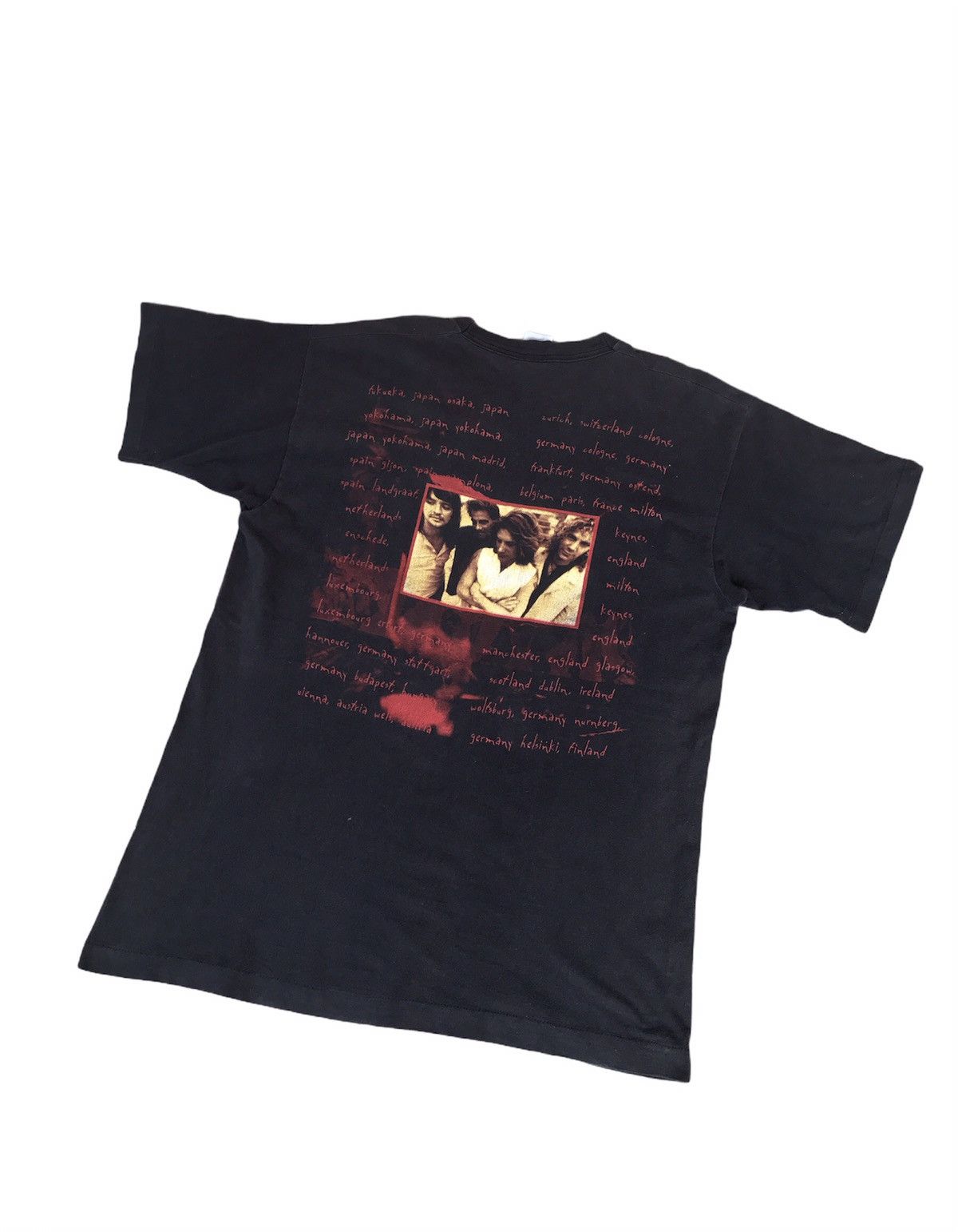 Bon Jovi Vintage 90s Bon Jovi Tshirt Album Concert Tee Size US L / EU 52-54 / 3 - 2 Thumbnail