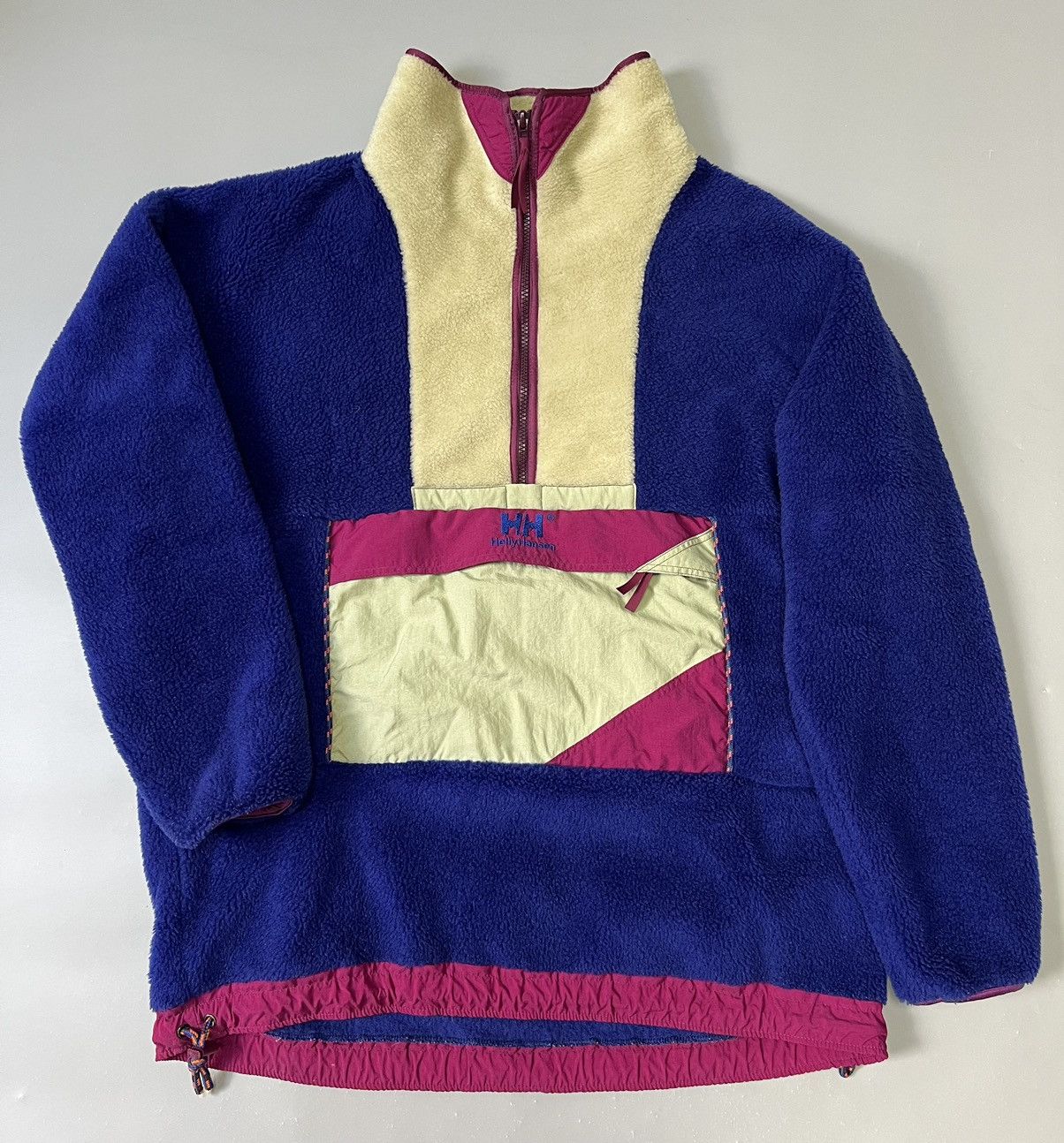 Helly Hansen × Vintage Rare Helly Hansen Vintage 90s Sherpa Fleece Jacket y2k Size US L / EU 52-54 / 3 - 1 Thumbnail