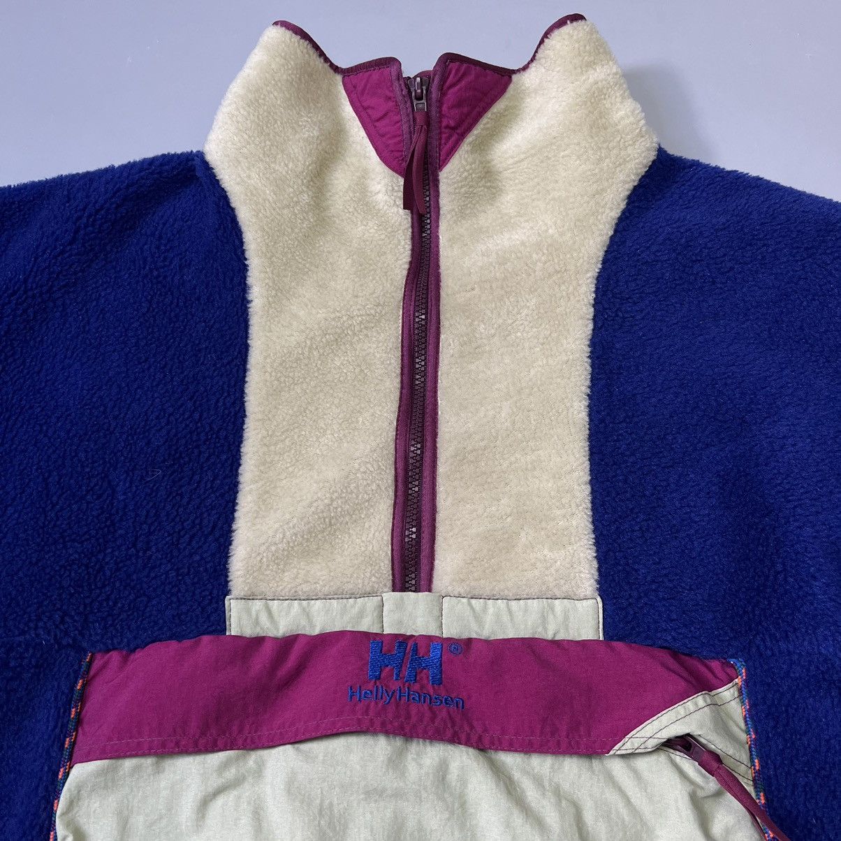 Helly Hansen × Vintage Rare Helly Hansen Vintage 90s Sherpa Fleece Jacket y2k Size US L / EU 52-54 / 3 - 15 Thumbnail