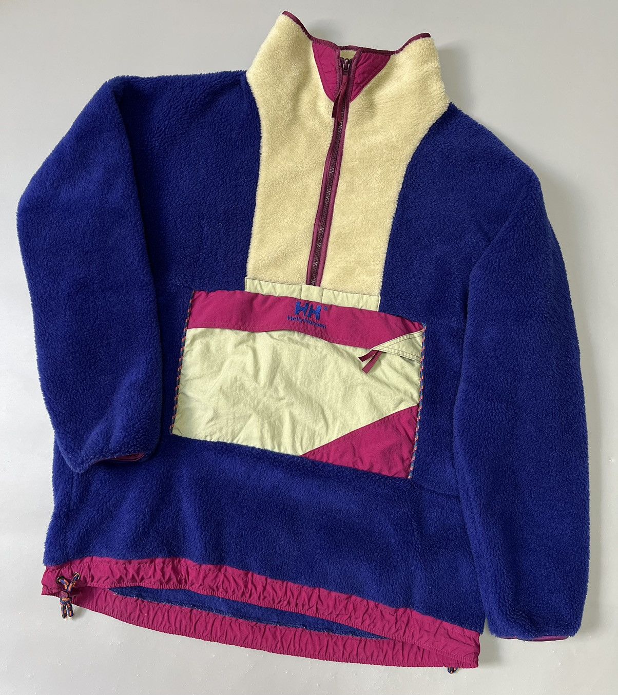 Helly Hansen × Vintage Rare Helly Hansen Vintage 90s Sherpa Fleece Jacket y2k Size US L / EU 52-54 / 3 - 2 Thumbnail