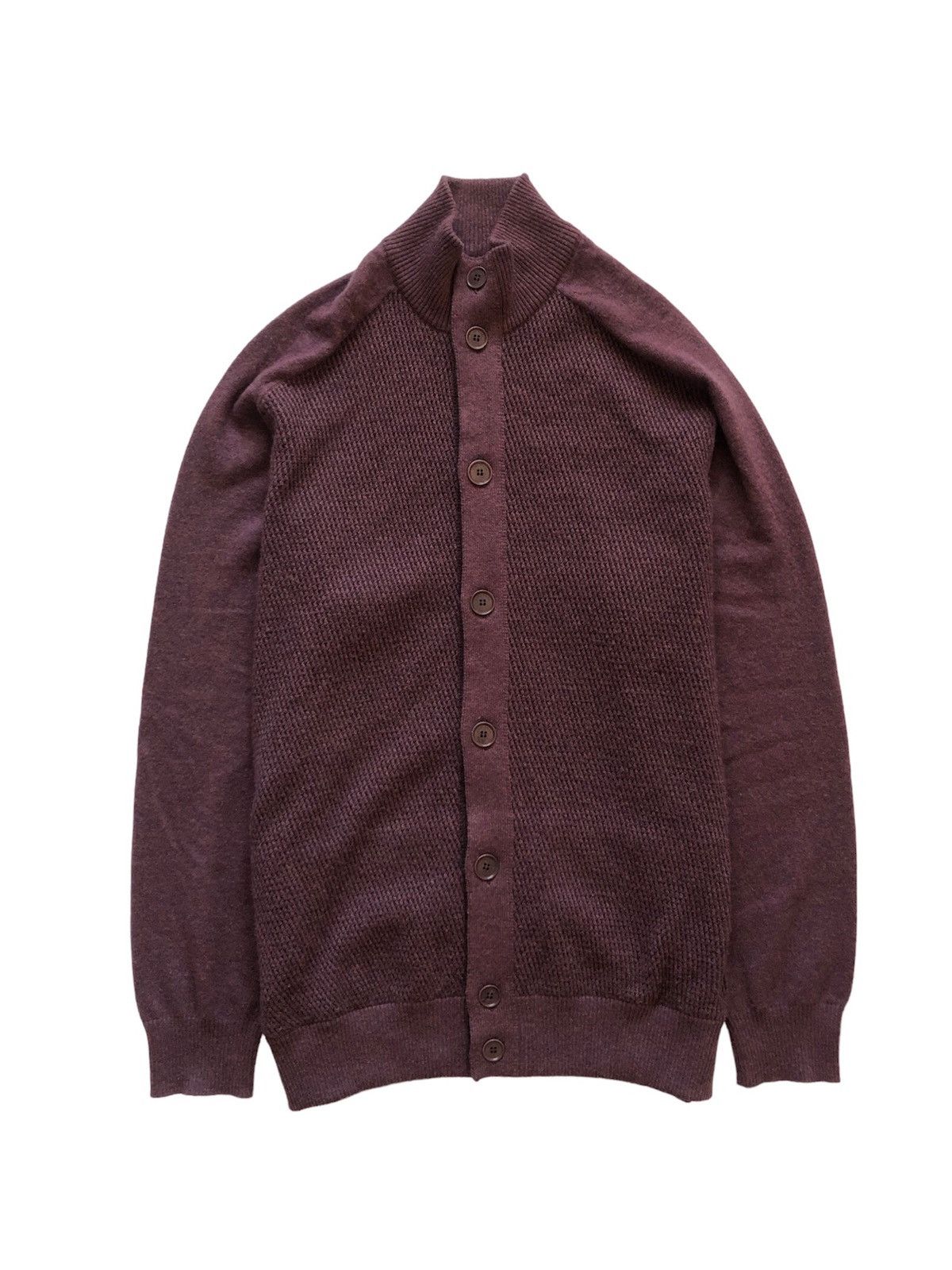 image of Loro Piana Cashmere Cardigan in Purple, Men's (Size XL)