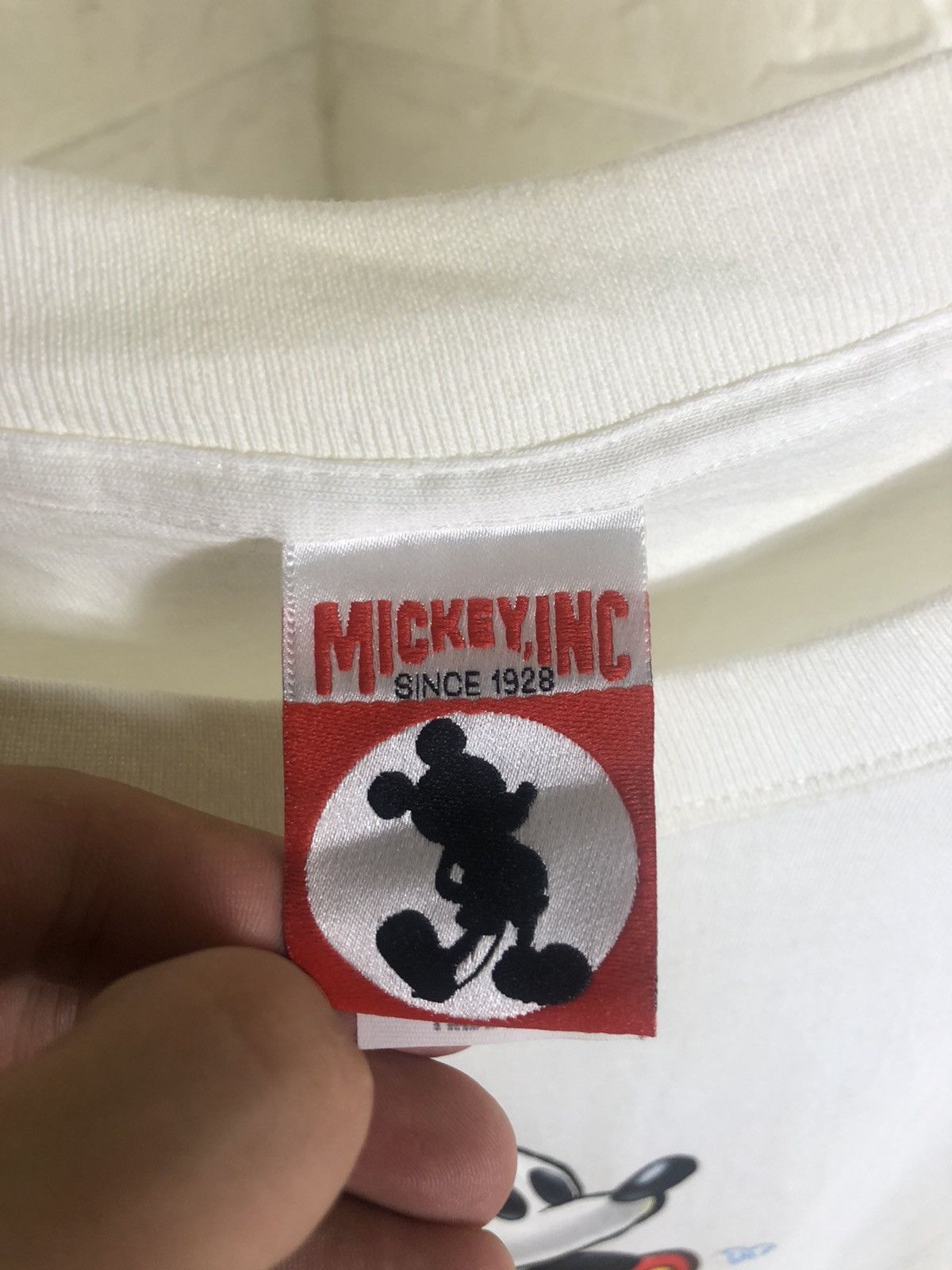 Disney × Mickey Mouse × Vintage Vintage 90s Disney Mickey Mouse T-shirt Size US XXL / EU 58 / 5 - 6 Thumbnail