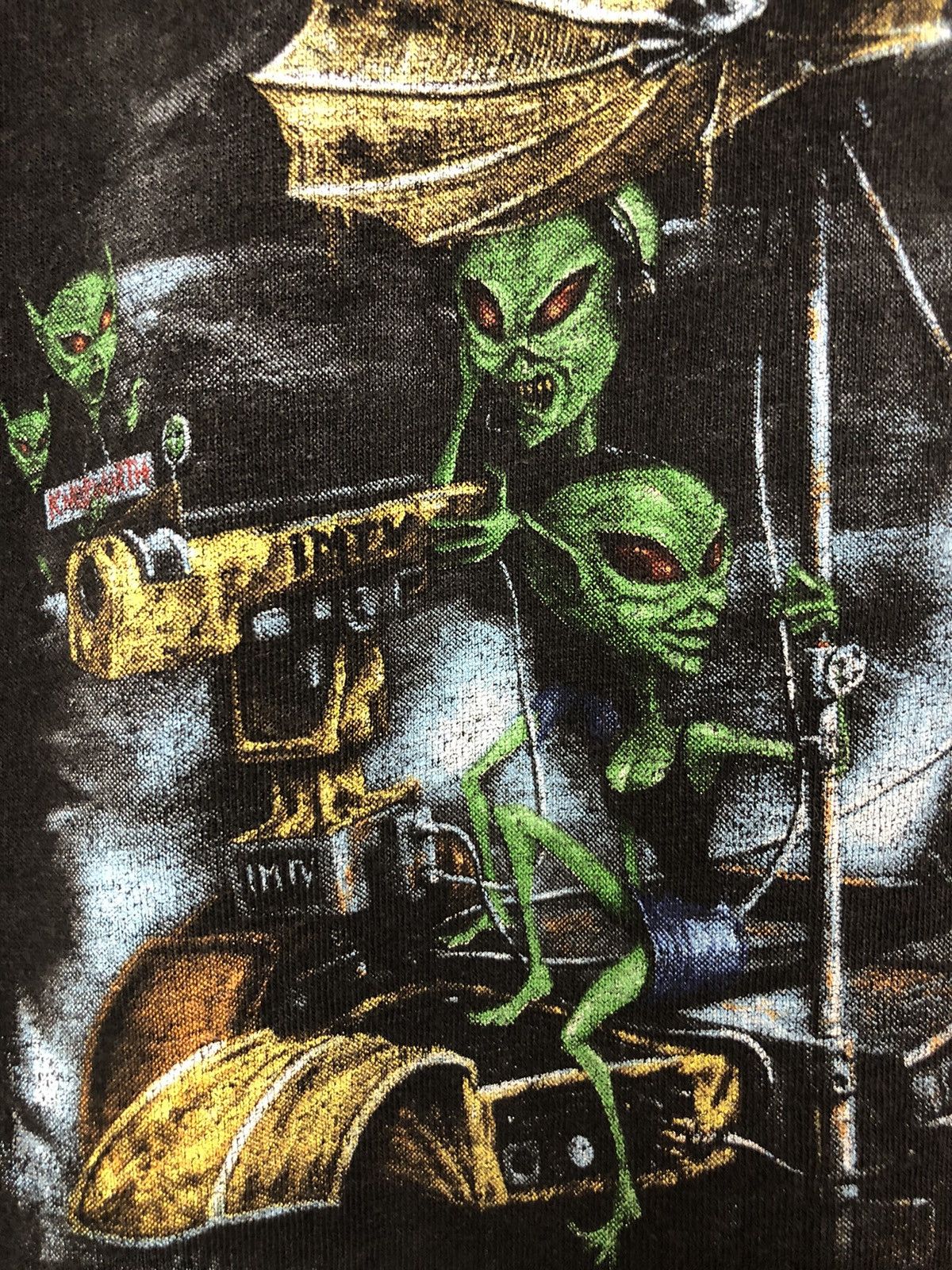 Band Tees × Iron Maiden × Vintage Vintage Iron Maiden Sonisphere Worl Tour tee Size US L / EU 52-54 / 3 - 10 Thumbnail