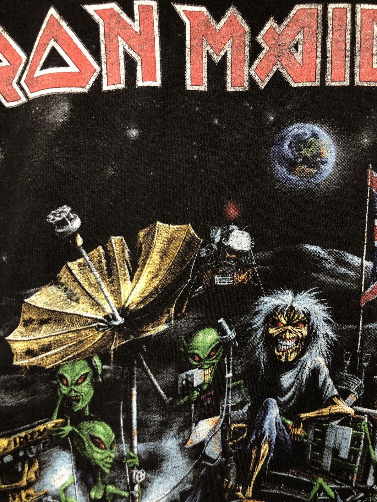 Band Tees × Iron Maiden × Vintage Vintage Iron Maiden Sonisphere Worl Tour tee Size US L / EU 52-54 / 3 - 12 Thumbnail
