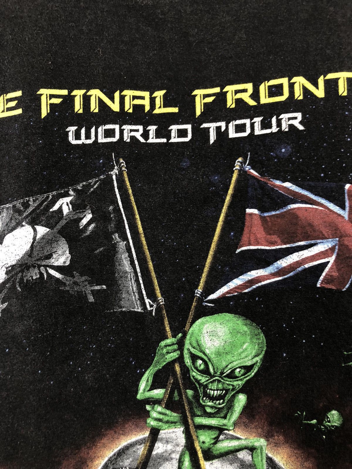 Band Tees × Iron Maiden × Vintage Vintage Iron Maiden Sonisphere Worl Tour tee Size US L / EU 52-54 / 3 - 8 Thumbnail