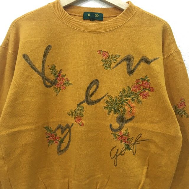 Kenzo OG! KENZO Golf spellout sweatshirt Size US M / EU 48-50 / 2 - 2 Thumbnail