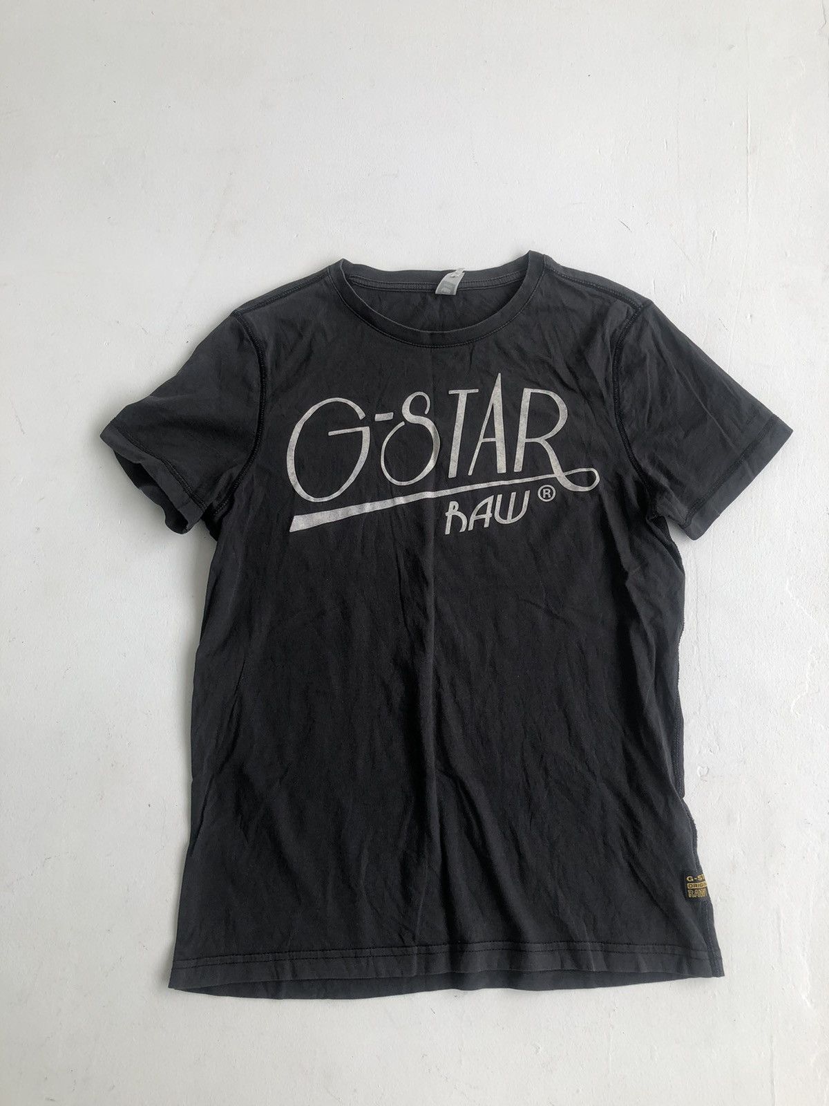 G-Star × Pharrell Vintage 90s Washed G star Raw t shirt perfect boxy fit y2k Size US M / EU 48-50 / 2 - 1 Thumbnail